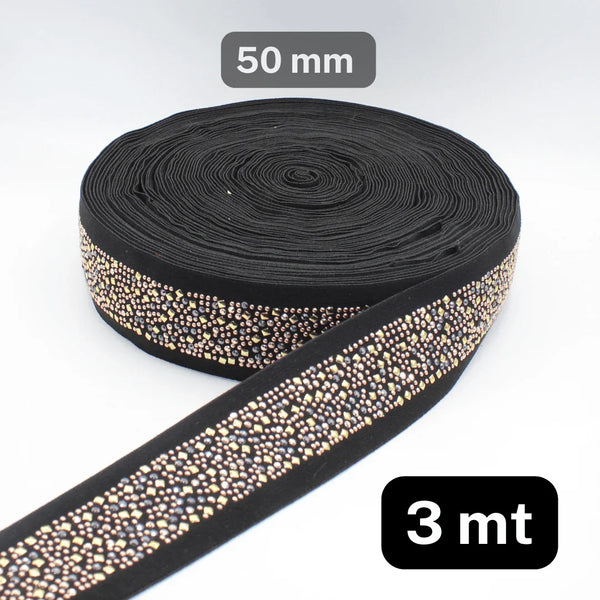 3 meters Flexible ELASTIC Band/Waist ELASTIC-50MM - ACCESSOIRES LEDUC BV