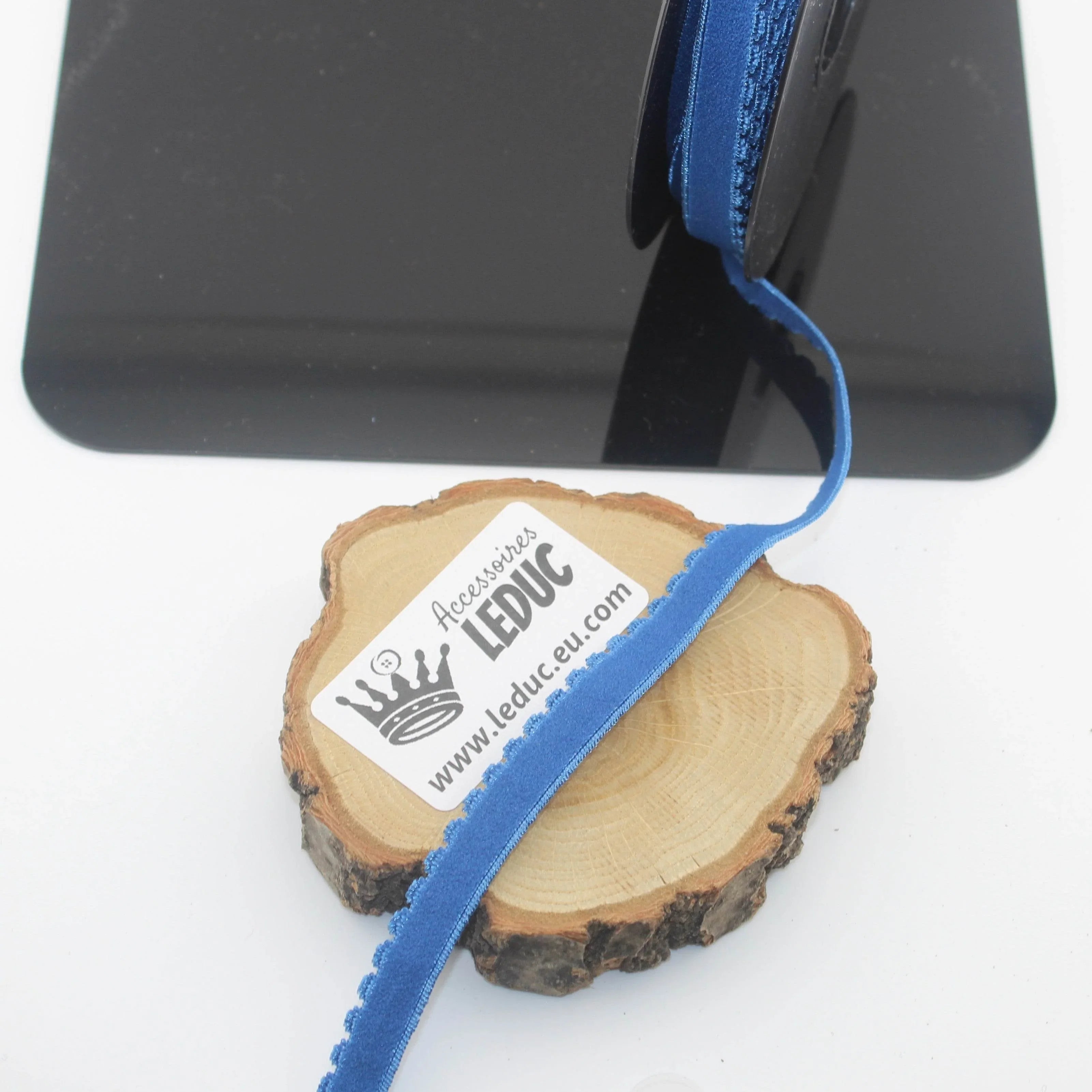 Soft 12mm Lingerie Elastic 10 meters with a Wave Edge on one side - ACCESSOIRES LEDUC BV