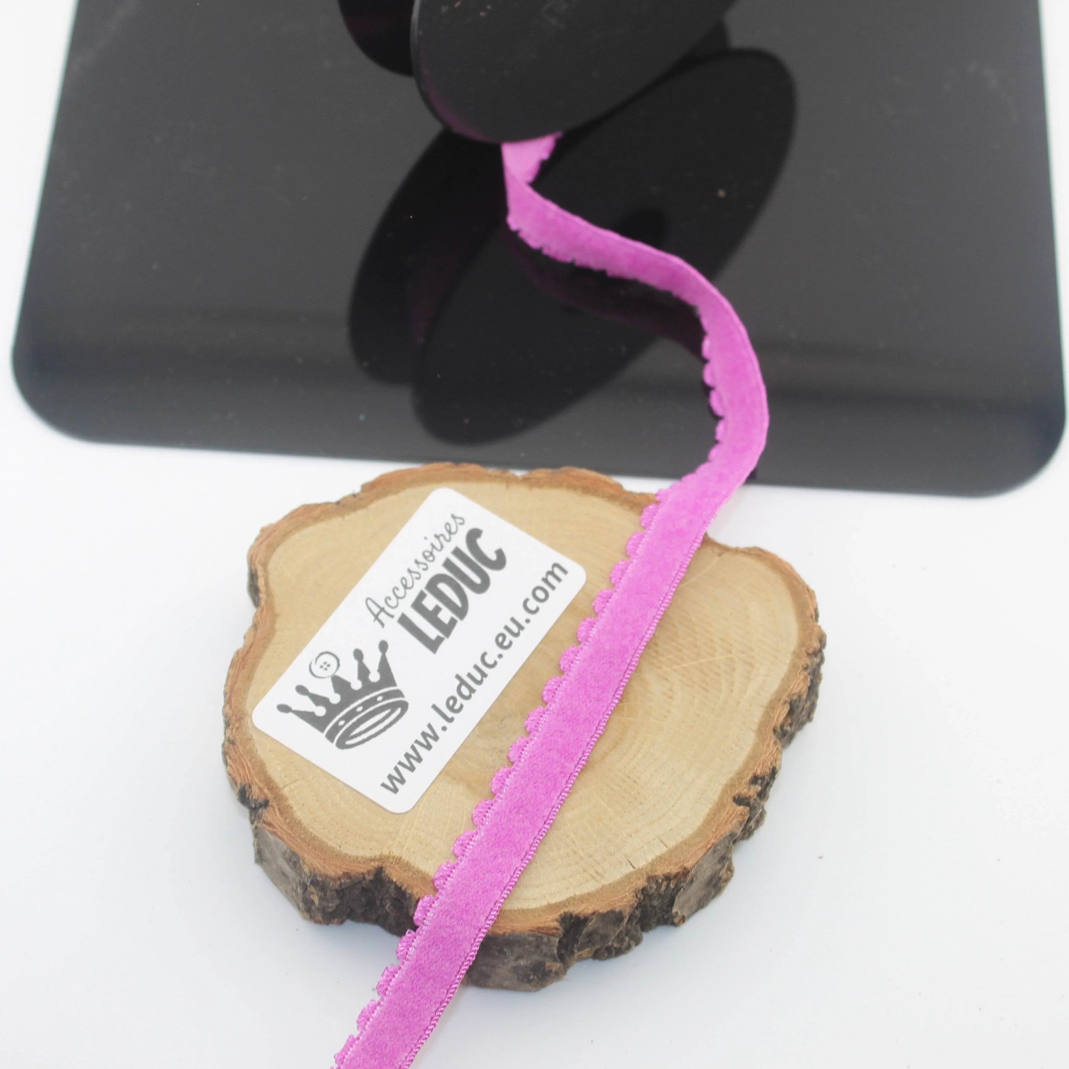 Soft 12mm Lingerie Elastic 10 meters with a Wave Edge on one side - ACCESSOIRES LEDUC BV