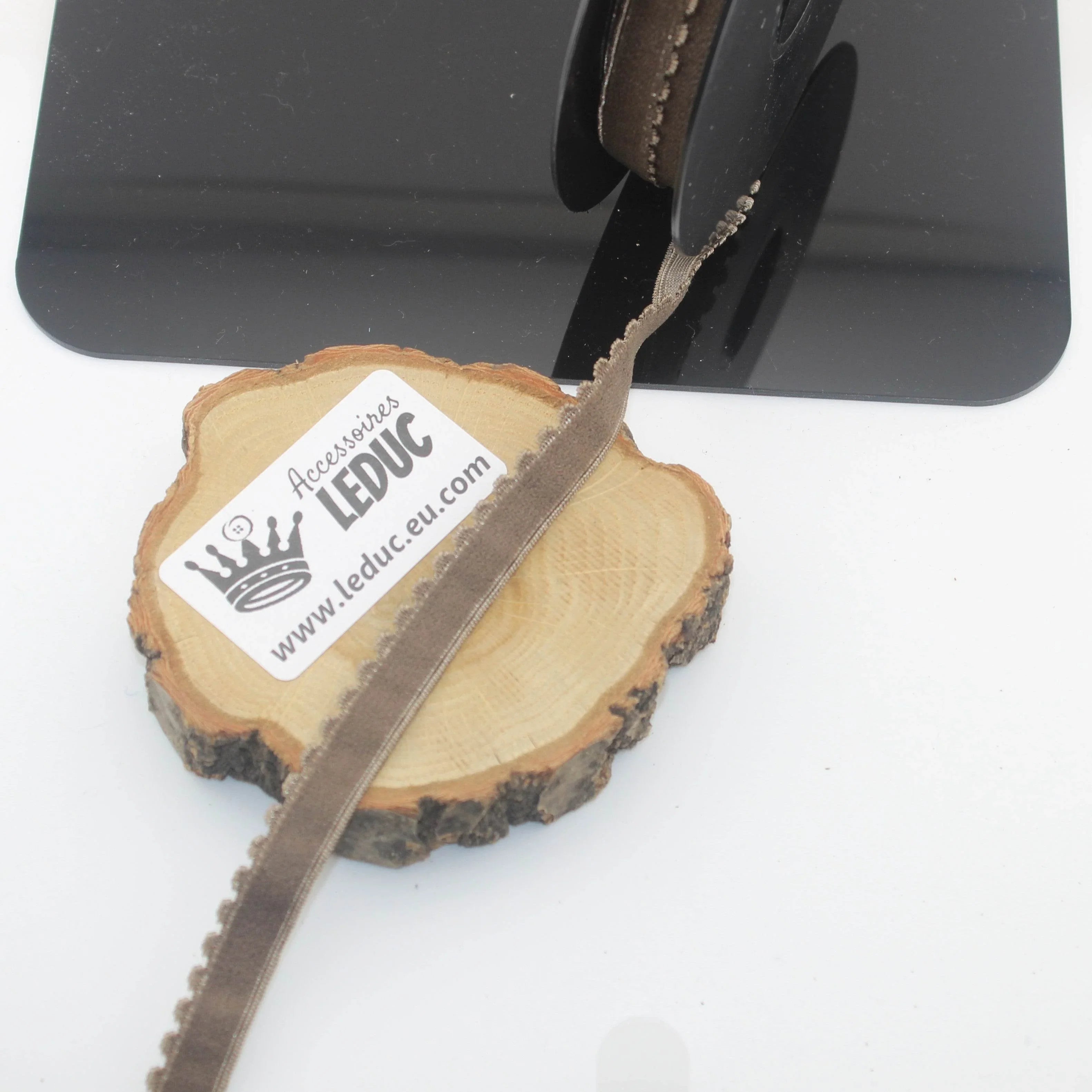 Soft 12mm Lingerie Elastic 10 meters with a Wave Edge on one side - ACCESSOIRES LEDUC BV