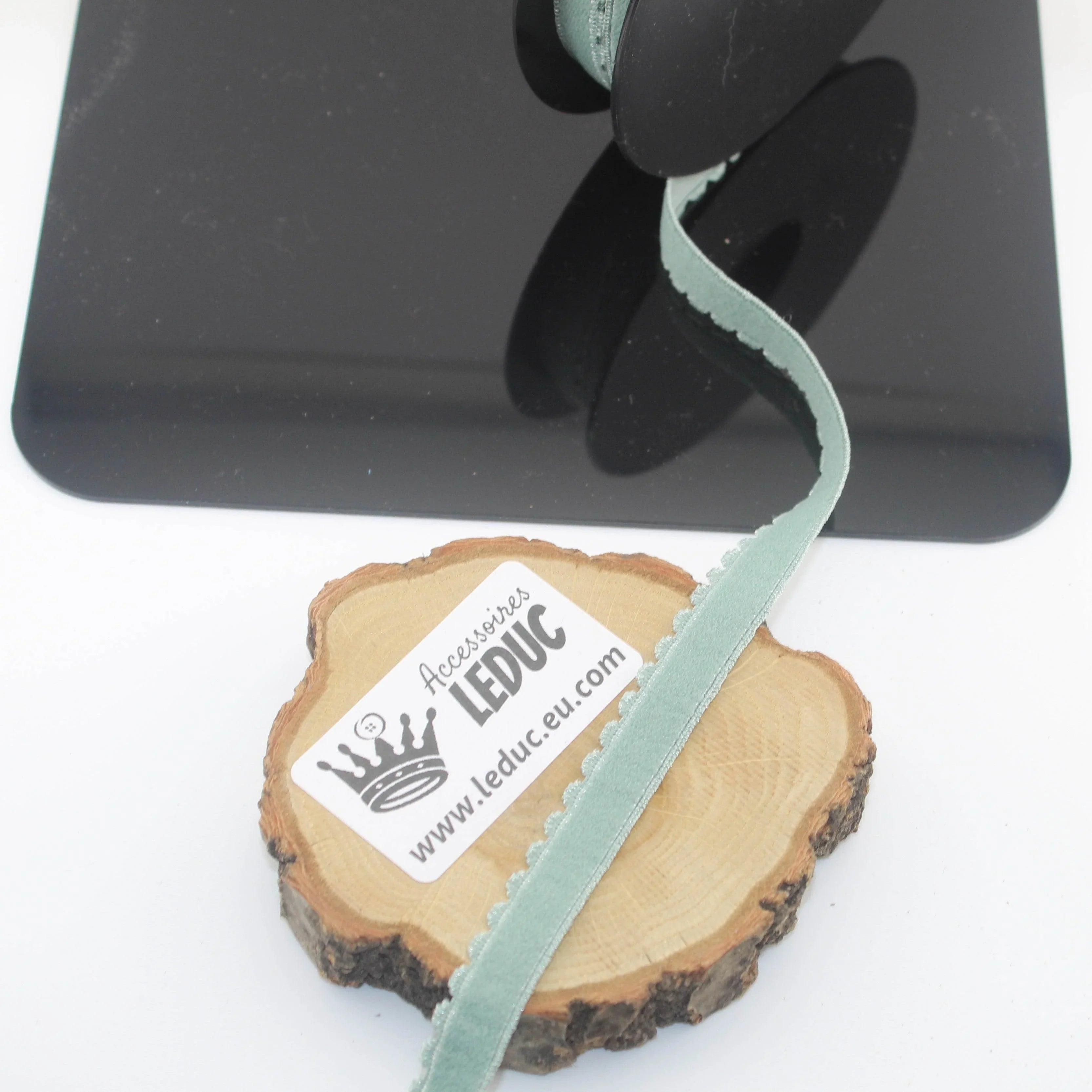 Soft 12mm Lingerie Elastic 10 meters with a Wave Edge on one side - ACCESSOIRES LEDUC BV