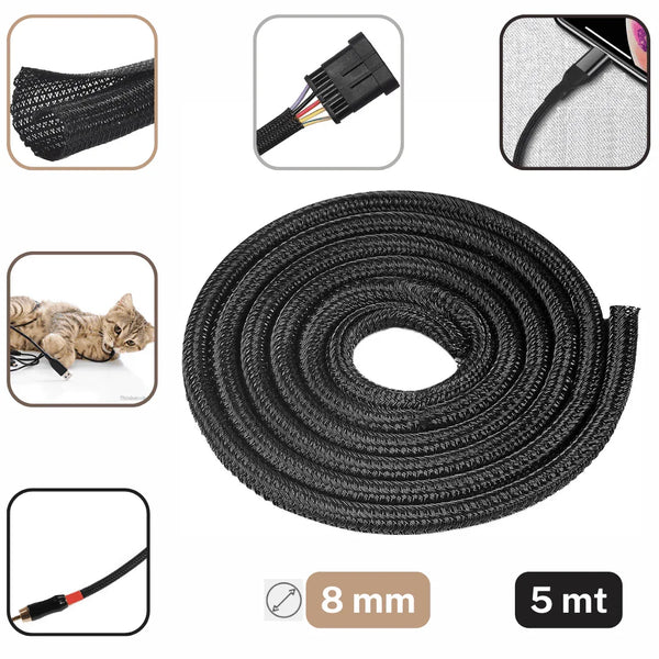 5 meters High Resistance Cable Sheath available in 8mm or 16mm - ACCESSOIRES LEDUC BV