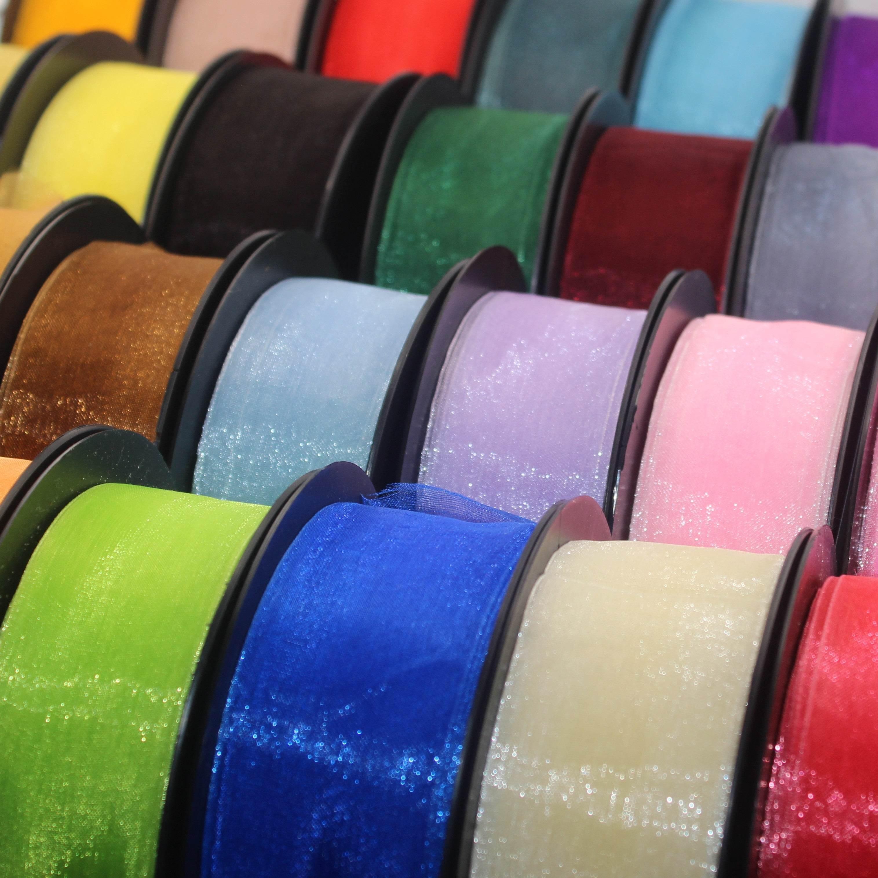 45 meters Organza Ribbon available in 20mm or 40mm ref #ORG4771 - ACCESSOIRES LEDUC BV