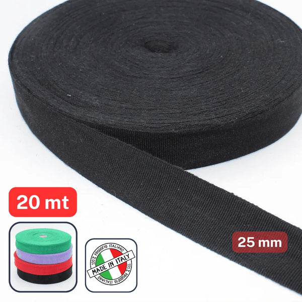25mm-Gros Grain Ribbon **20 Meters** - ACCESSOIRES LEDUC BV