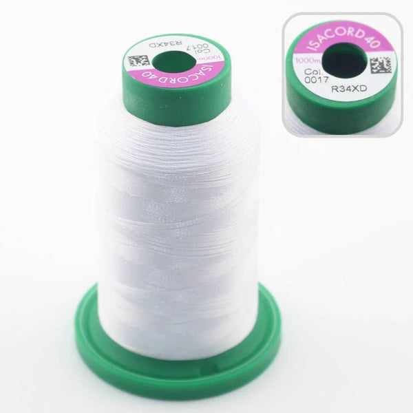 Amann Isacord 40 - 1 cone of 1000 meters Deluxe Overlock / Embroidery Yarn - ACCESSOIRES LEDUC BV