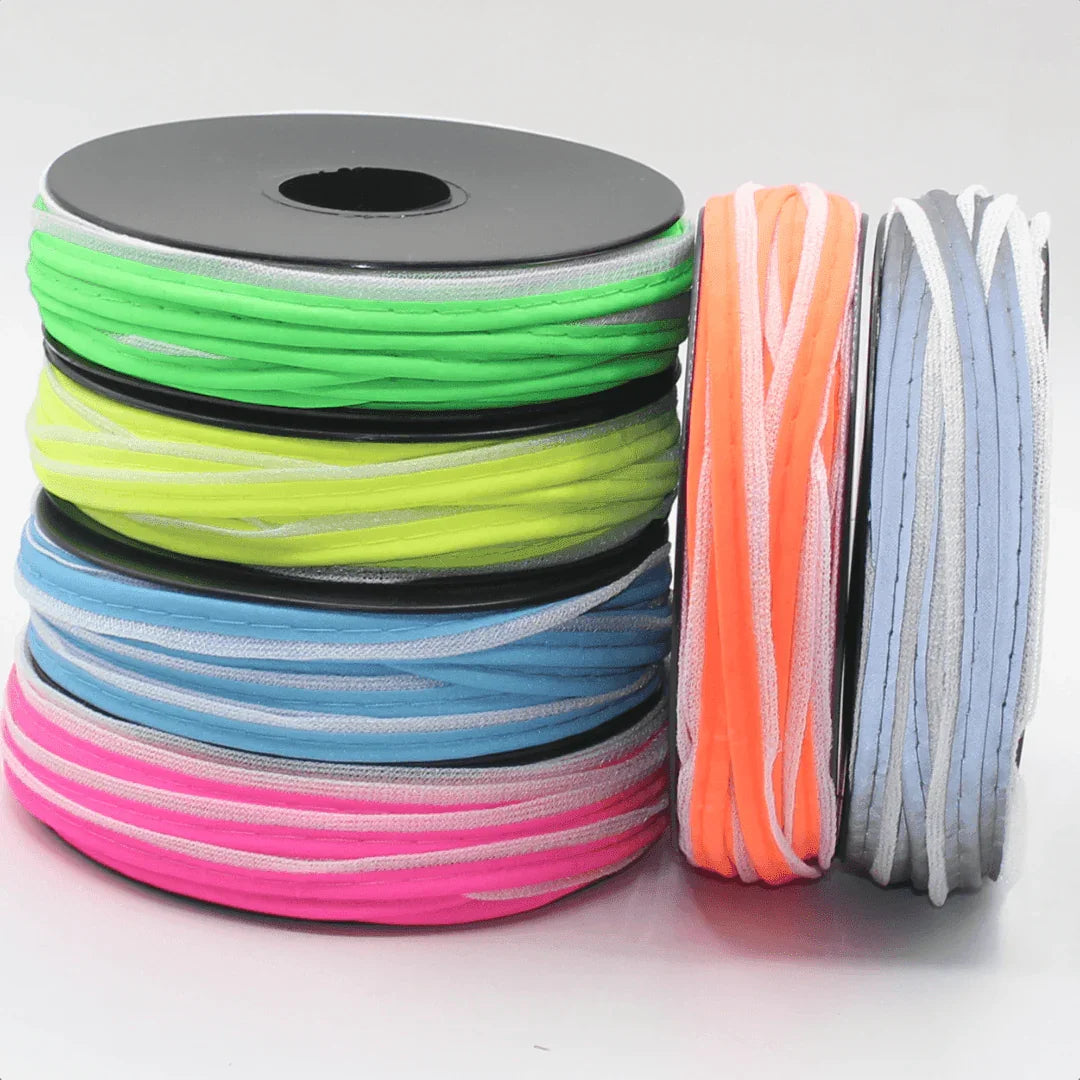 5 meters Self Reflective Piping 9mm (2+7mm) #SPA1101 - ACCESSOIRES LEDUC BV