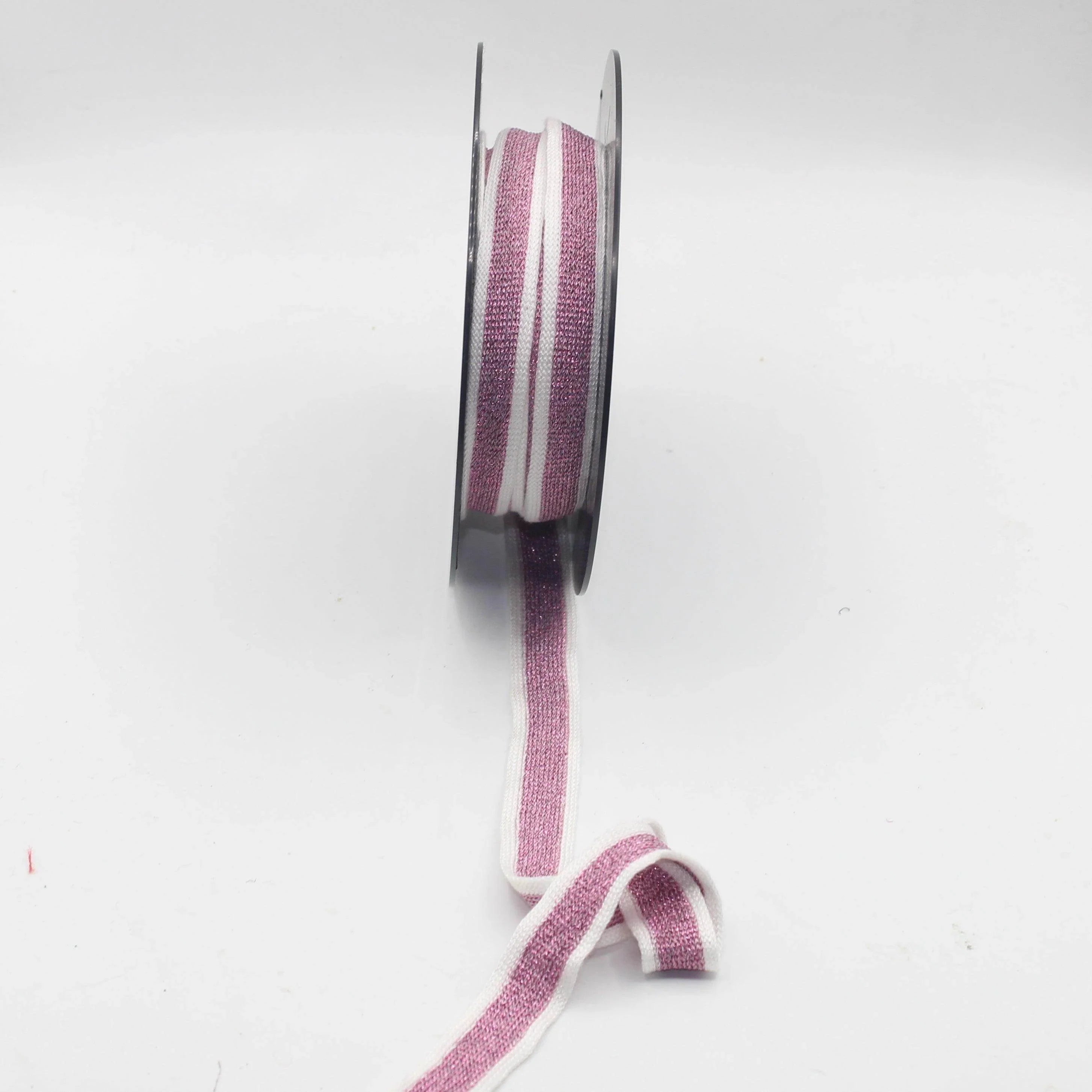 10 meters 20mm Knitted Soft Ribbon with Lurex #RUB1902 - ACCESSOIRES LEDUC BV