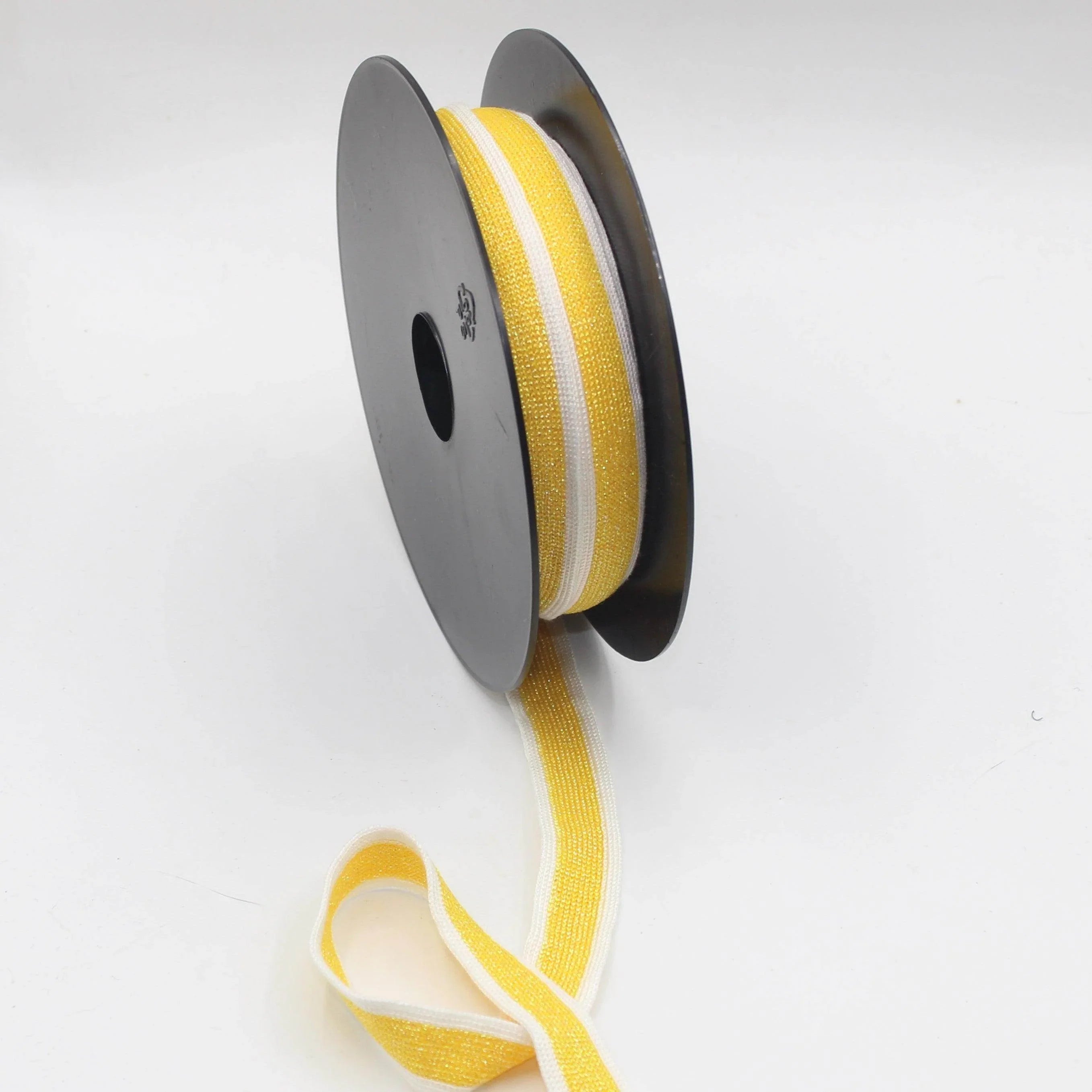 10 meters 20mm Knitted Soft Ribbon with Lurex #RUB1902 - ACCESSOIRES LEDUC BV