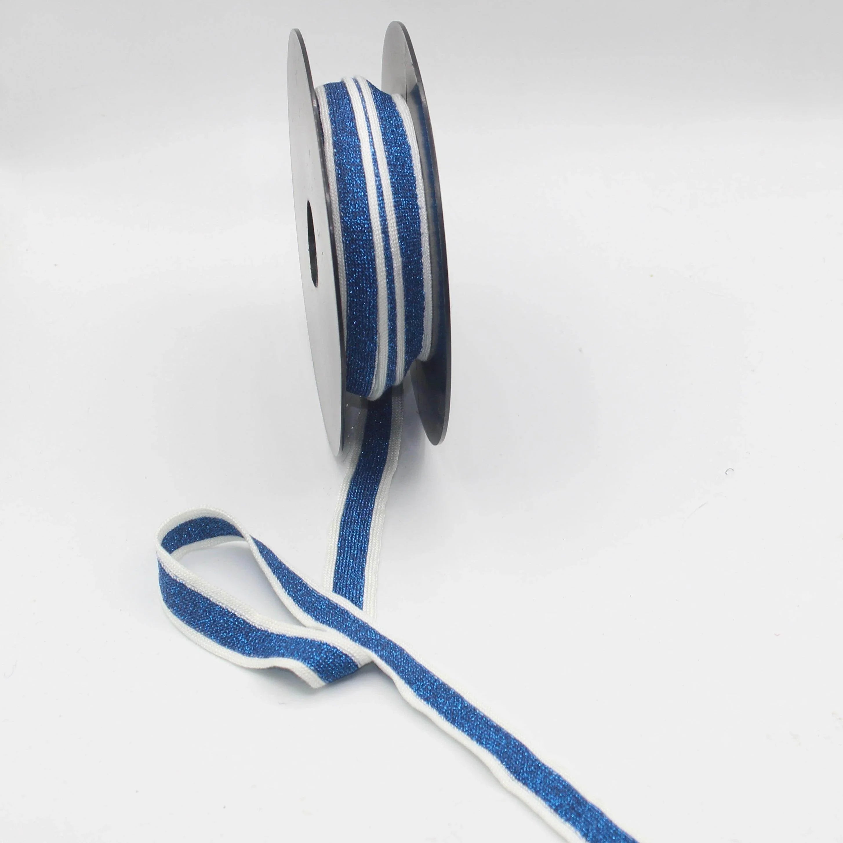 10 meters 20mm Knitted Soft Ribbon with Lurex #RUB1902 - ACCESSOIRES LEDUC BV