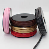 7mm/20mm/30mm Fake Leather - PU - Simili Leather Stitched Strap - 4 meters #RUB3500 #RUB3501 #RUB3502 - ACCESSOIRES LEDUC BV