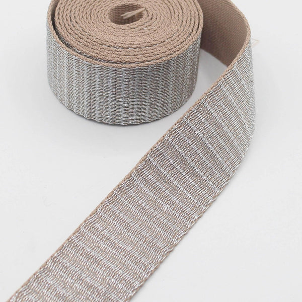 Lurex Structured Webbing 40mm #RUB3533 - ACCESSOIRES LEDUC BV