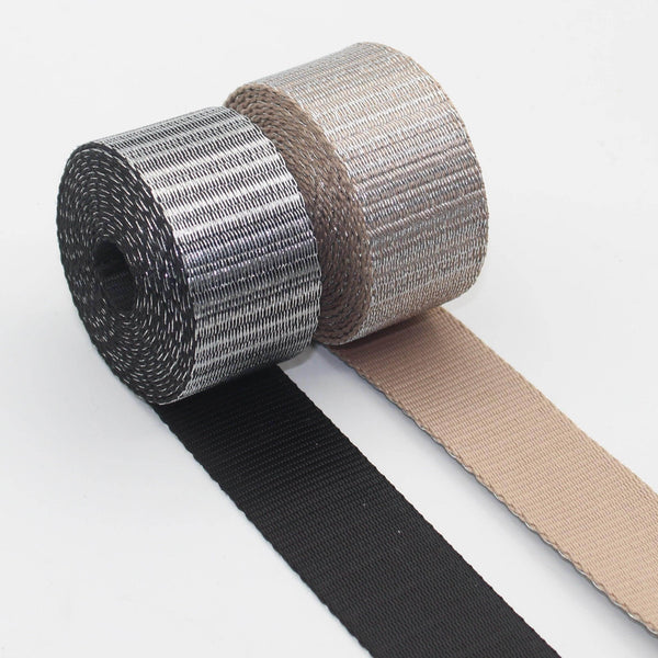 Lurex Structured Webbing 40mm #RUB3533 - ACCESSOIRES LEDUC BV