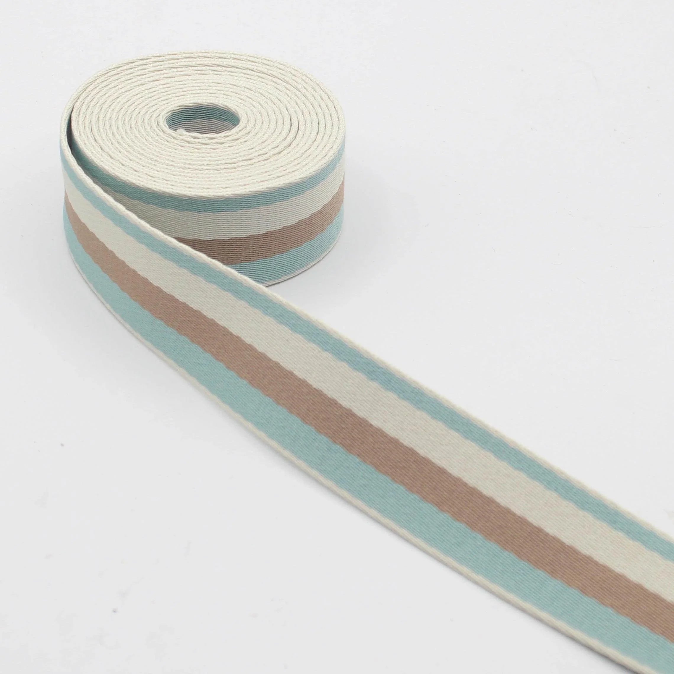 40mm Striped Refined Webbing #RUB3536 - ACCESSOIRES LEDUC BV