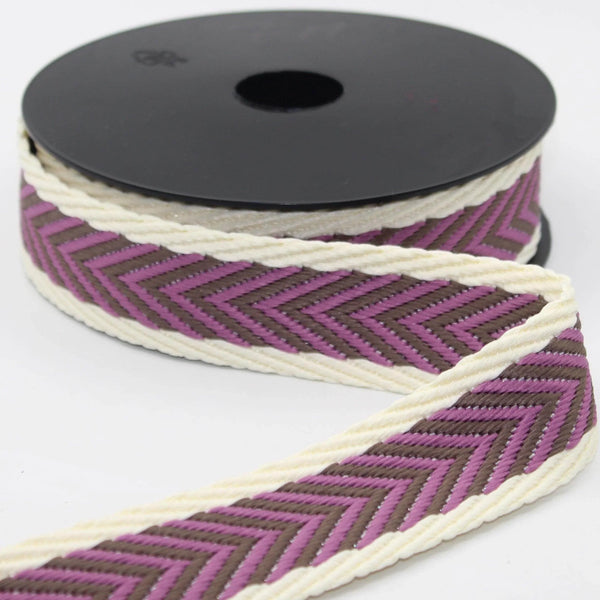 5 meters 40mm Wide Colourful Webbing with Arrows #RUB3554 - ACCESSOIRES LEDUC BV