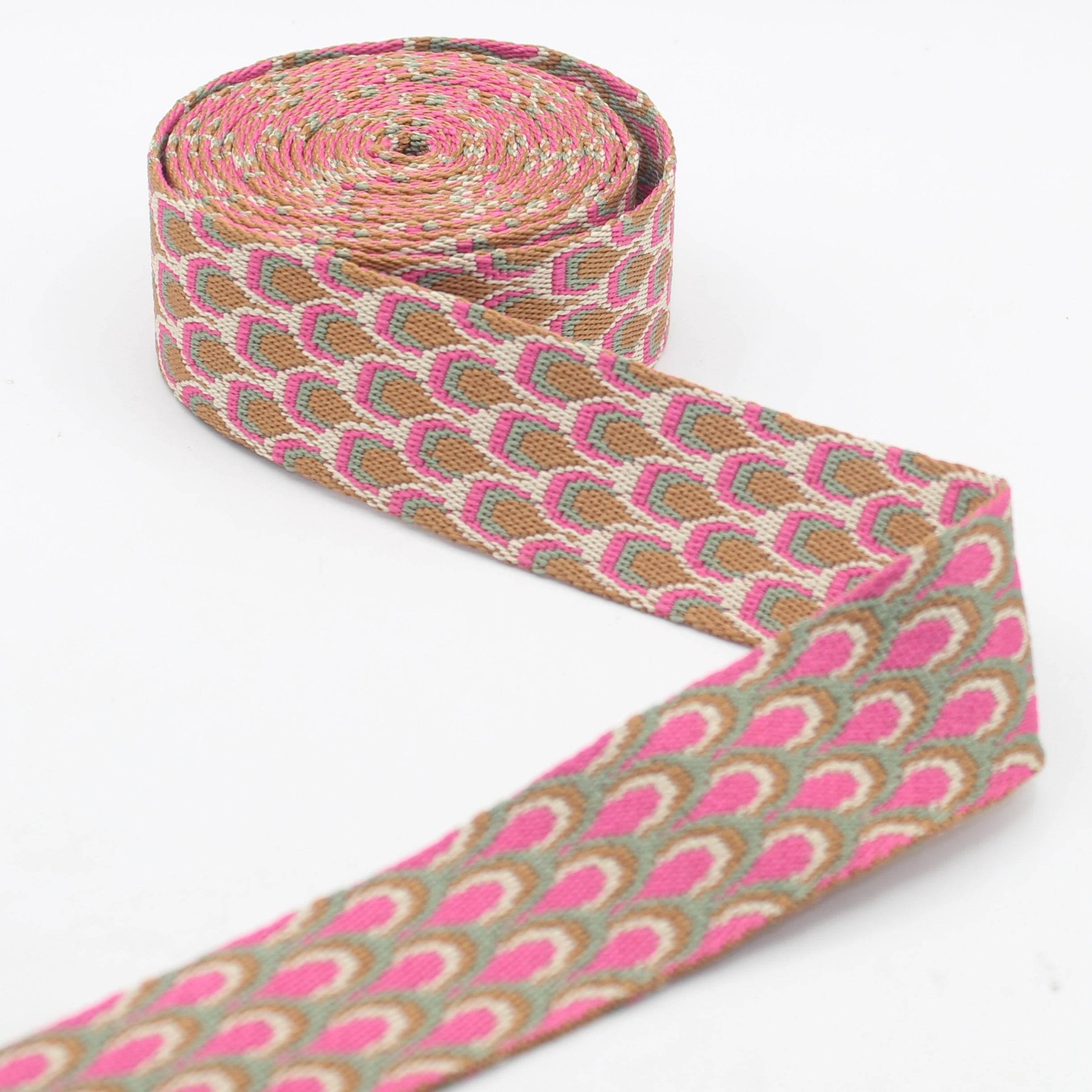 5 meters Turtle Motive 40mm Webbing #RUB3572 - ACCESSOIRES LEDUC BV