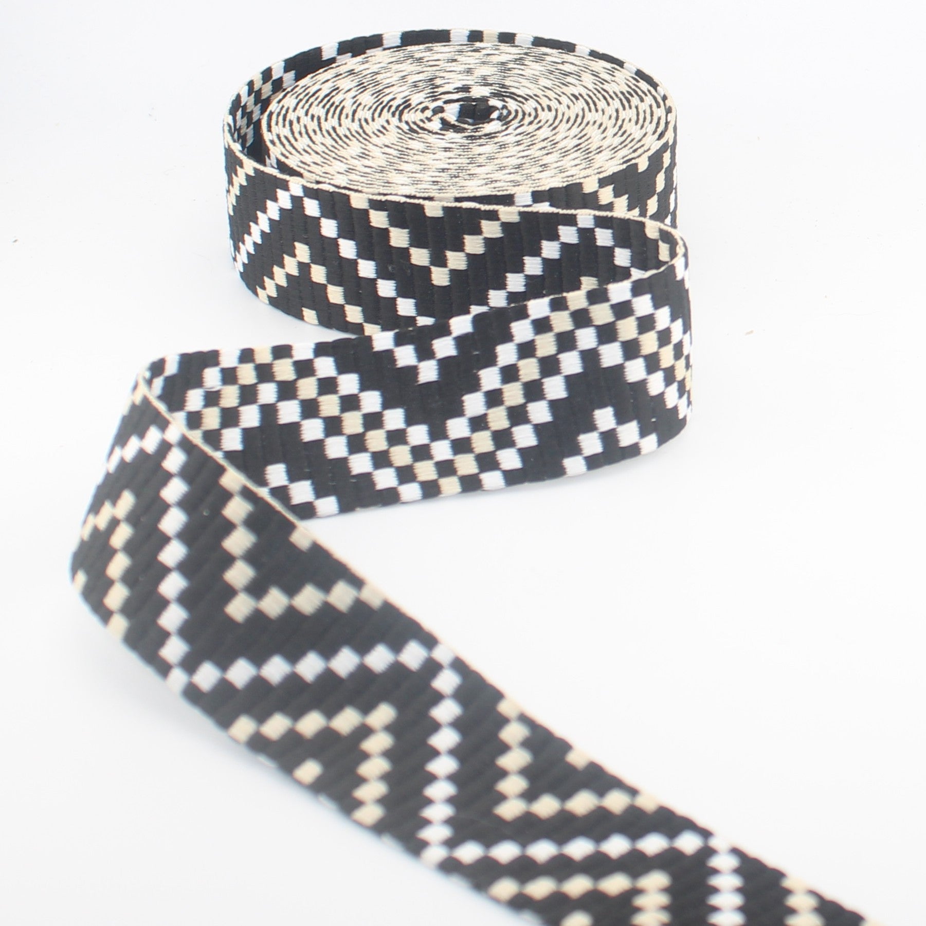 Ethnic Mosaic Webbing 40mm #RUB3583