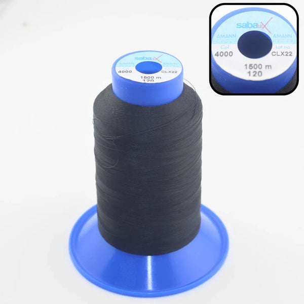 Cone of Amann Sabaflex highly extensible Yarn - ACCESSOIRES LEDUC BV