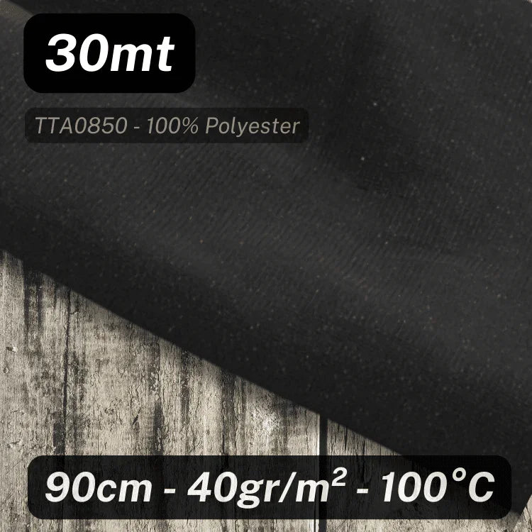 Rolls of 90cm wide Interlining Fabric - 100% Polyester - ACCESSOIRES LEDUC BV