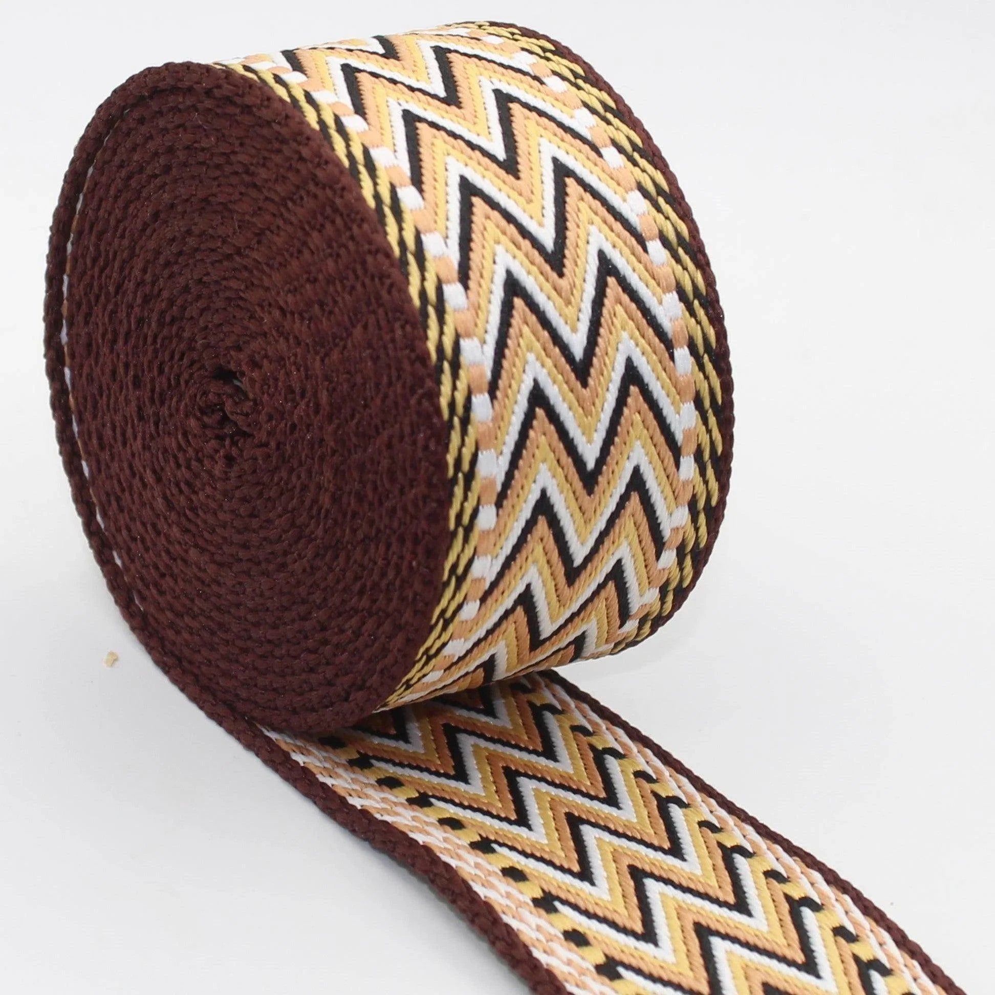 5 meters Webbing with W Shape 50mm #RUB3516 - ACCESSOIRES LEDUC BV