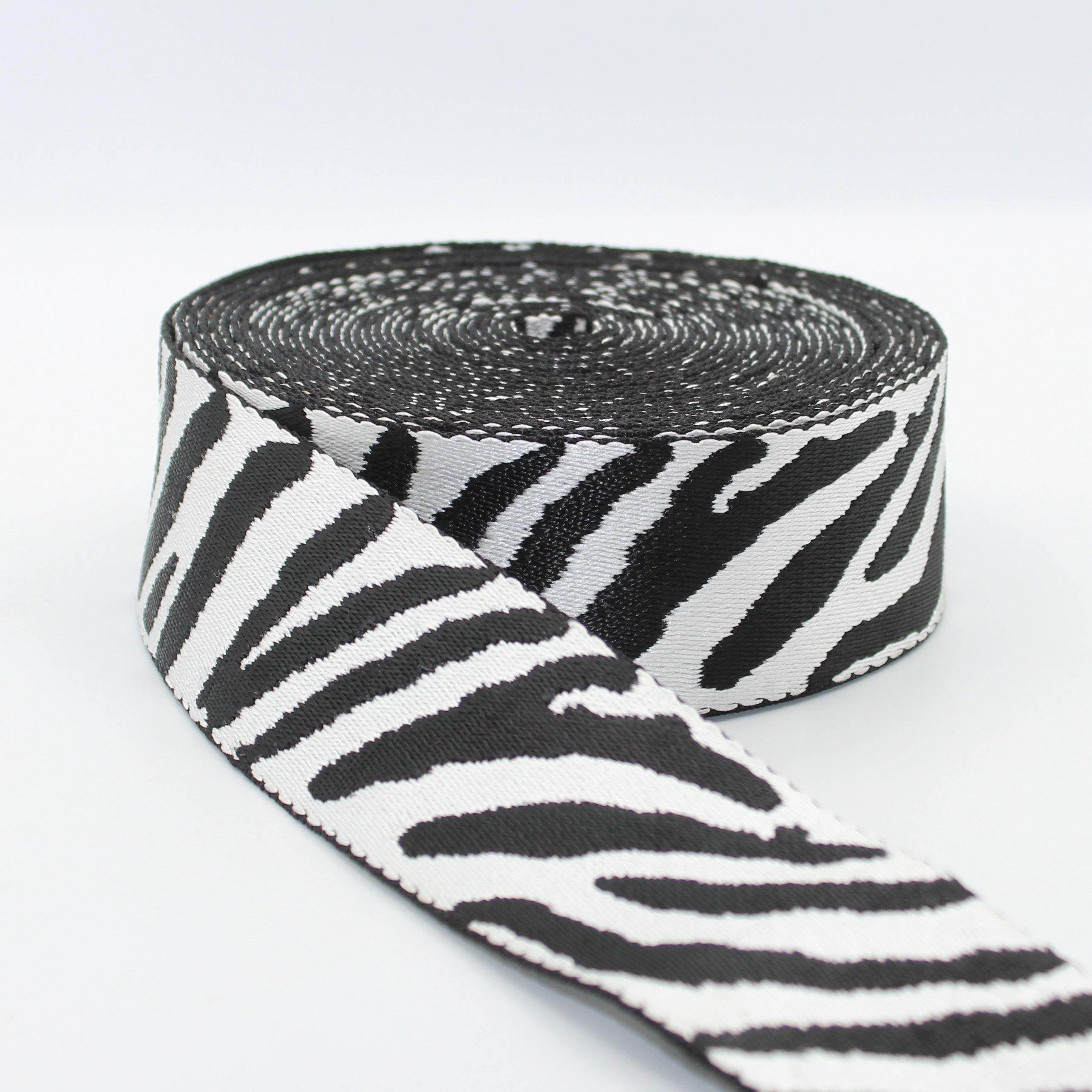 5 meters Zebra Webbing 50mm #RUB1944 - ACCESSOIRES LEDUC BV