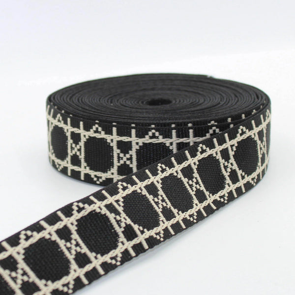5 Meters 38mm Octagone Webbing #RUB1947 - ACCESSOIRES LEDUC BV