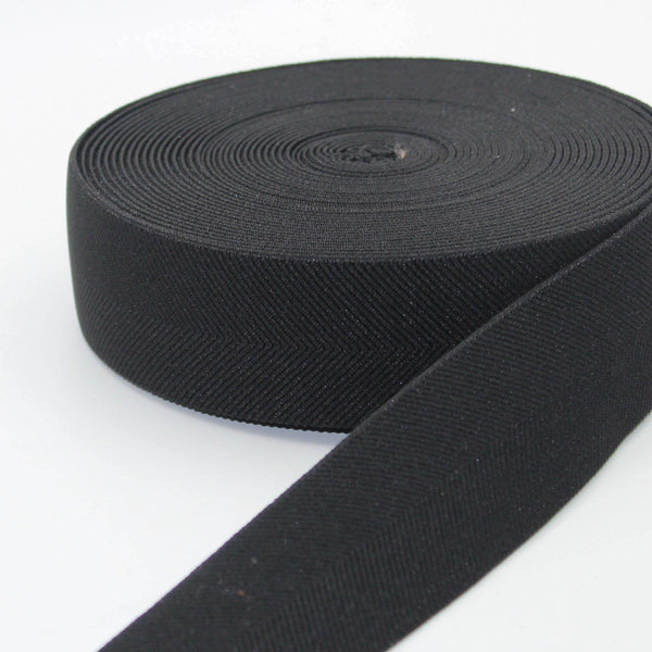 5 meters 38mm Herringbone Elastic #ELA1310 - ACCESSOIRES LEDUC BV