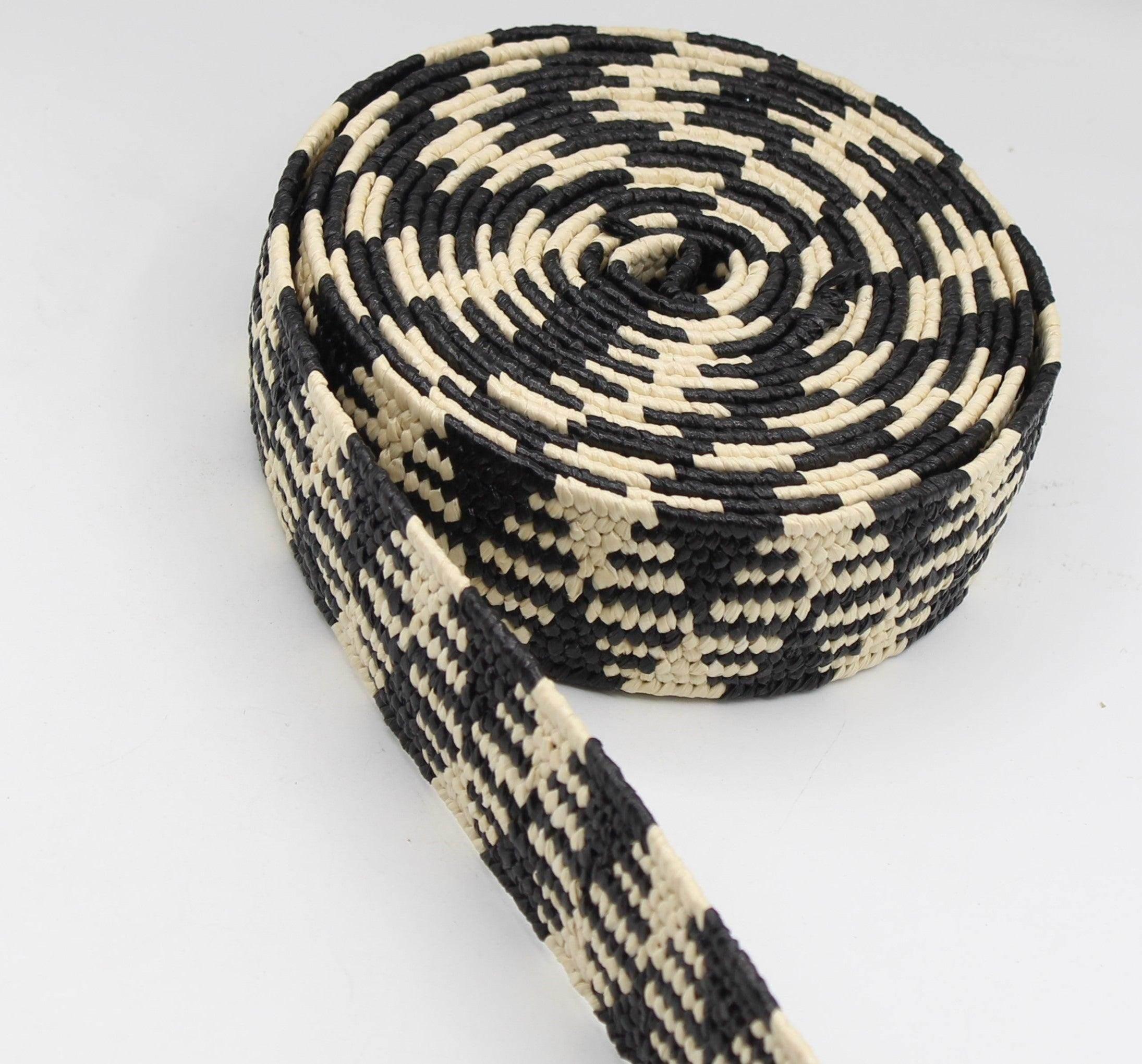 38mm Thick Raffia Elastic #ELA1317 #ELA1318 - ACCESSOIRES LEDUC BV