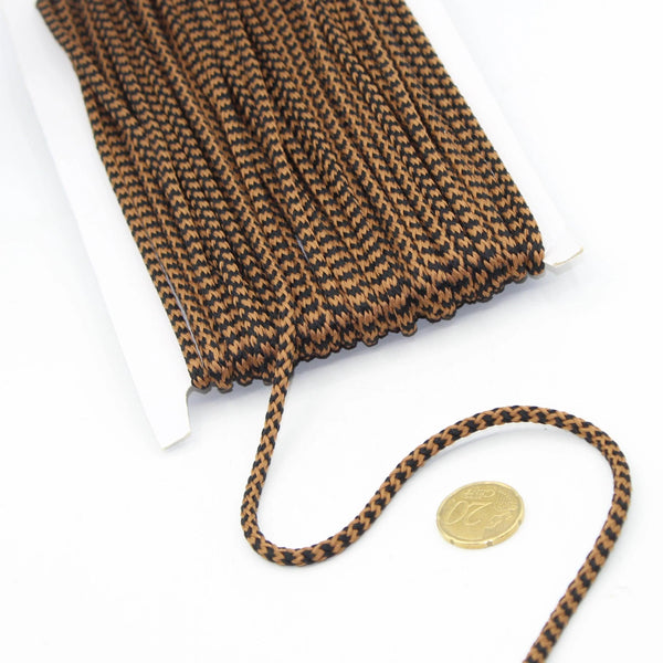 20 meters Bicolor Cord 5mm #COR3015 - ACCESSOIRES LEDUC BV