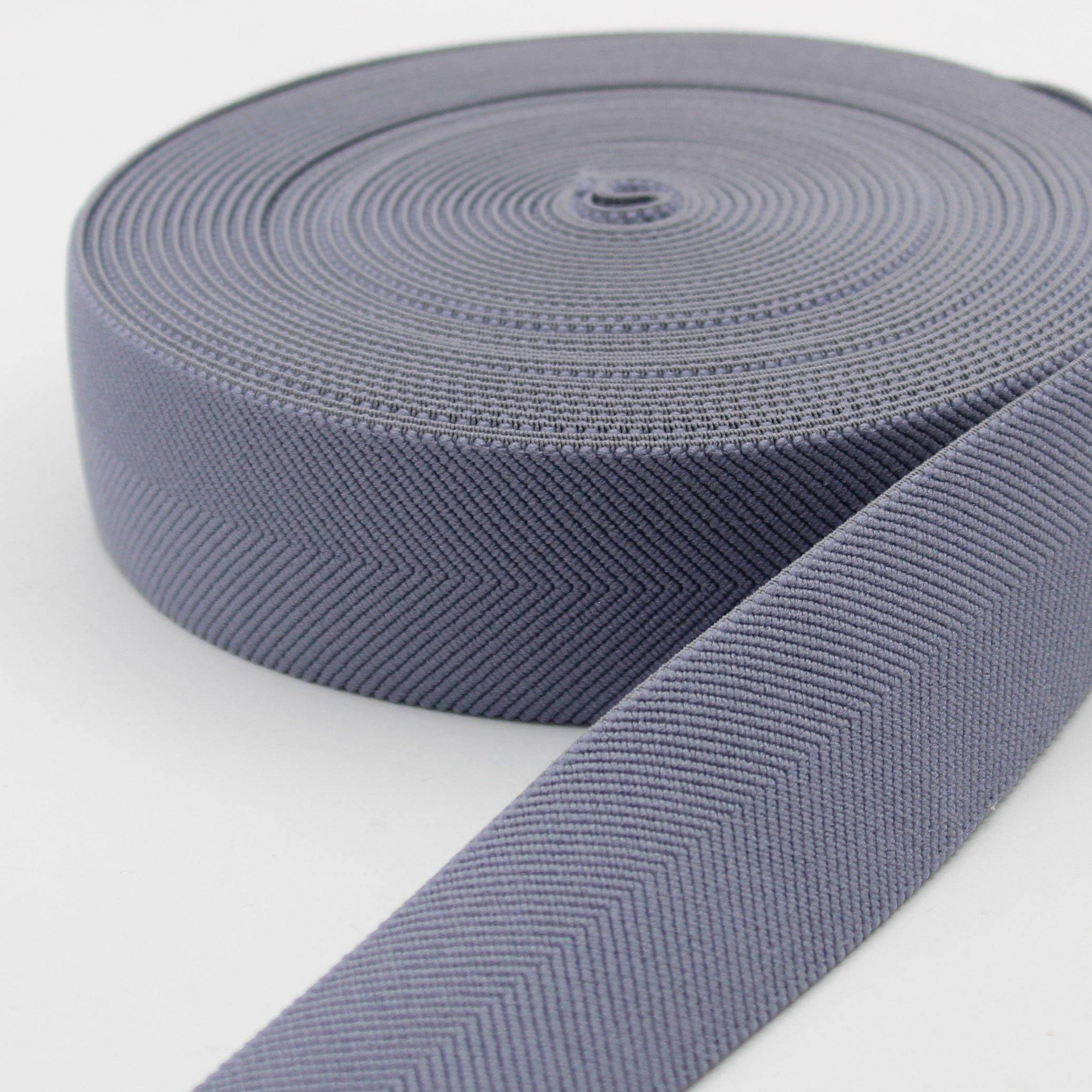 5 meters 38mm Herringbone Elastic #ELA1310 - ACCESSOIRES LEDUC BV