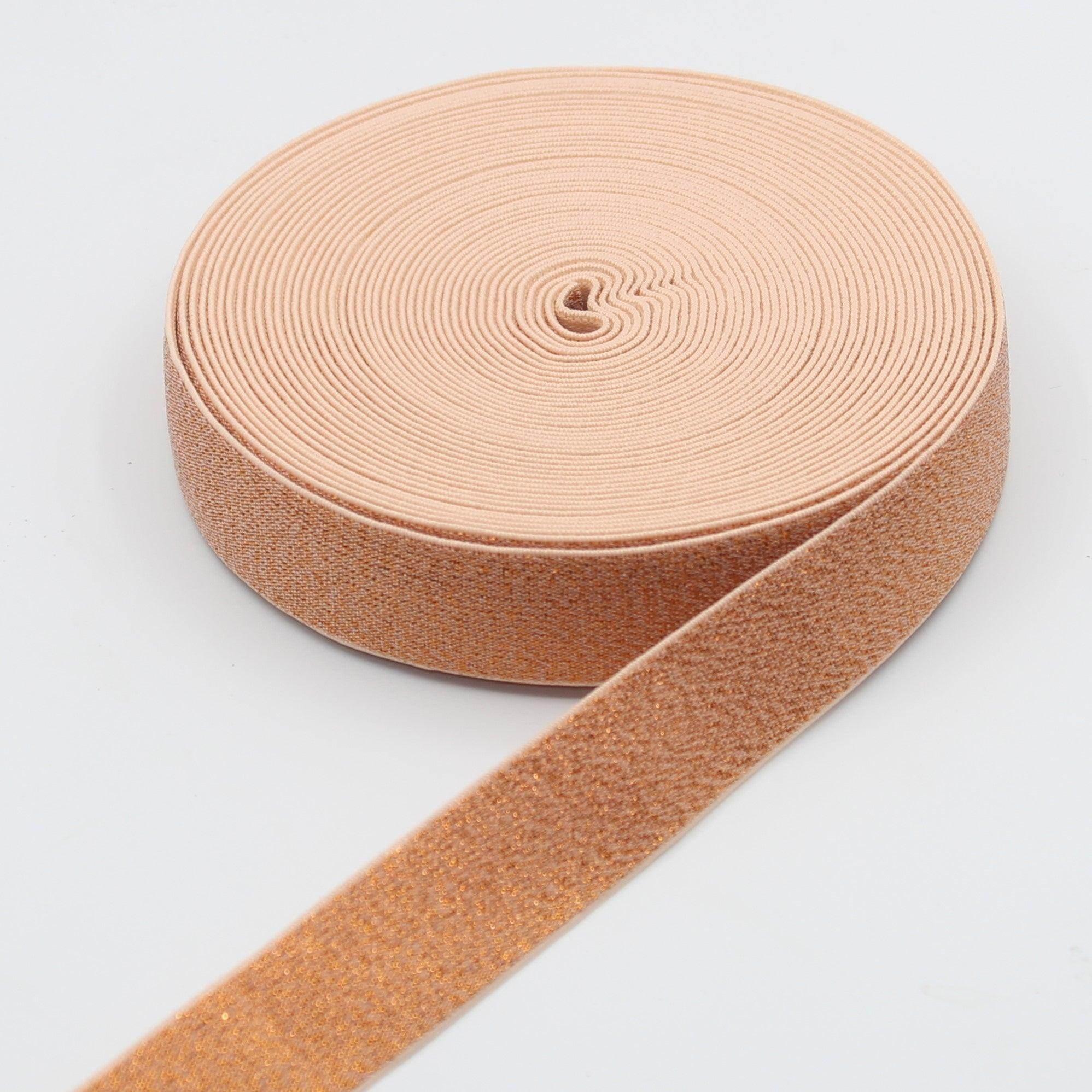 Lurex Elastic 25 or 40mm #ELA1319 - ACCESSOIRES LEDUC BV