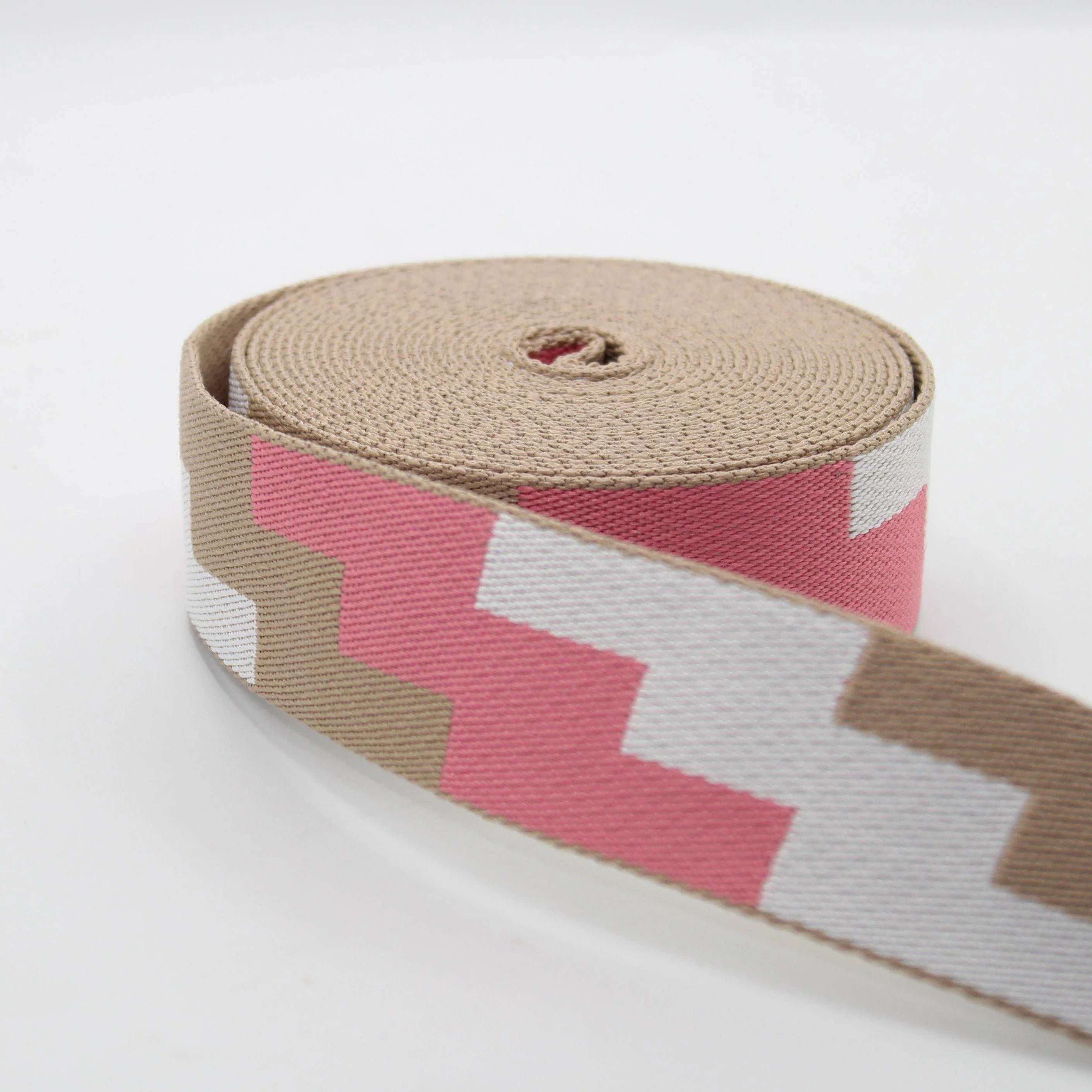 5 Meters 38mm Geometric Webbing #RUB1932 - ACCESSOIRES LEDUC BV