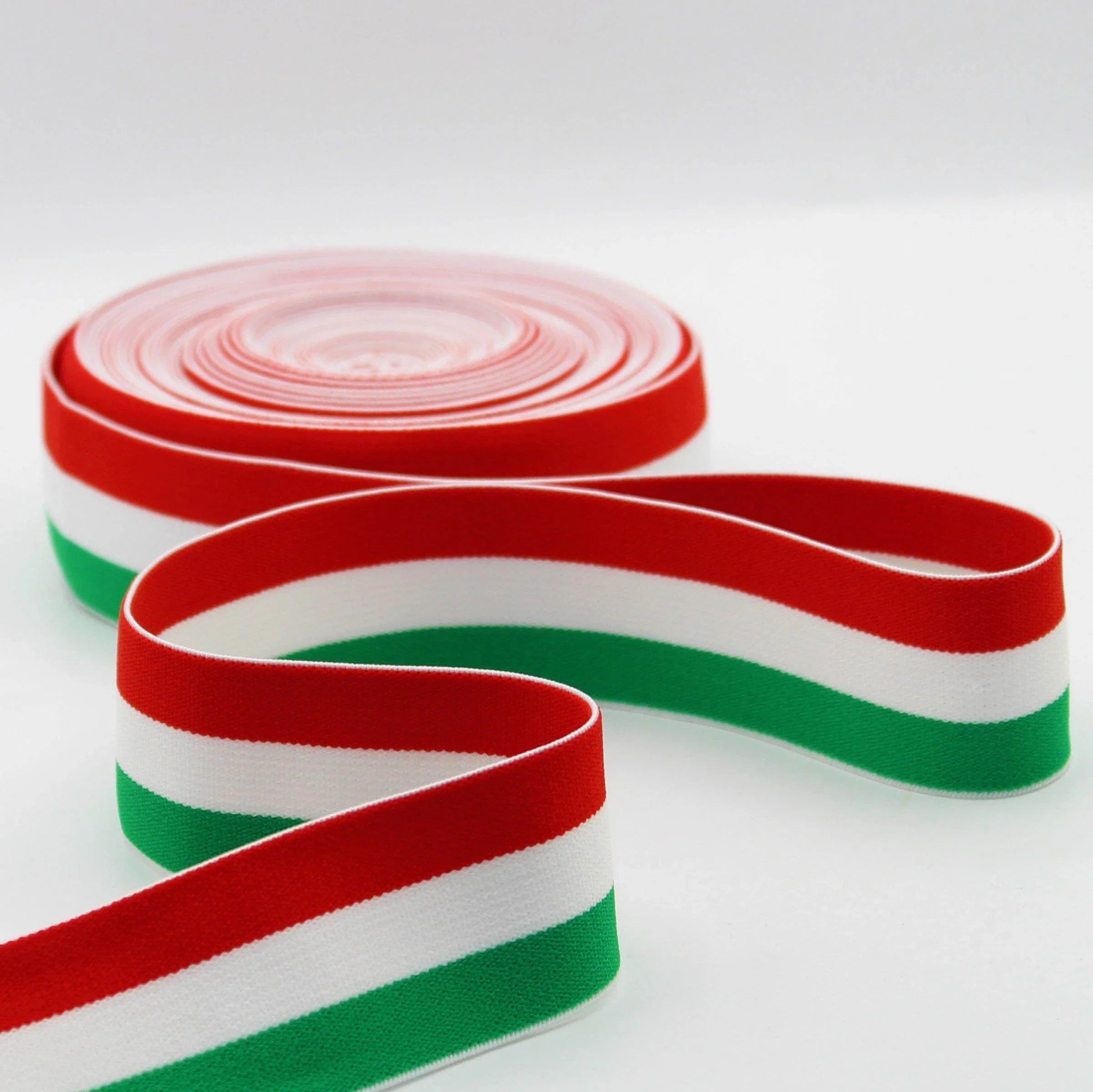 5 meters 40mm Tricolor Elastic #ELA1308 - ACCESSOIRES LEDUC BV