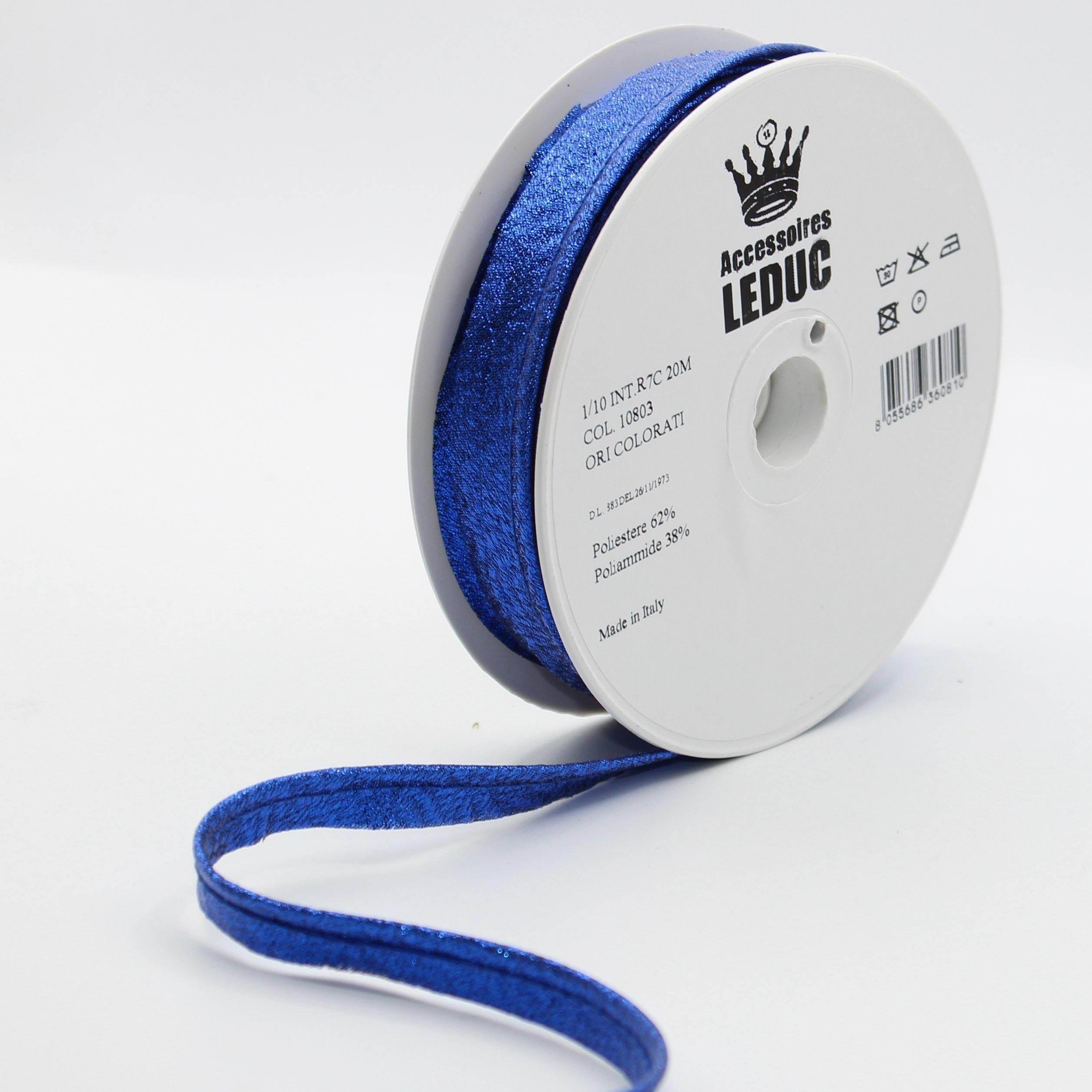 20MT or 100MT - LUREX PIPING / 10mm (8+2mm) #SBI524 - ACCESSOIRES LEDUC BV