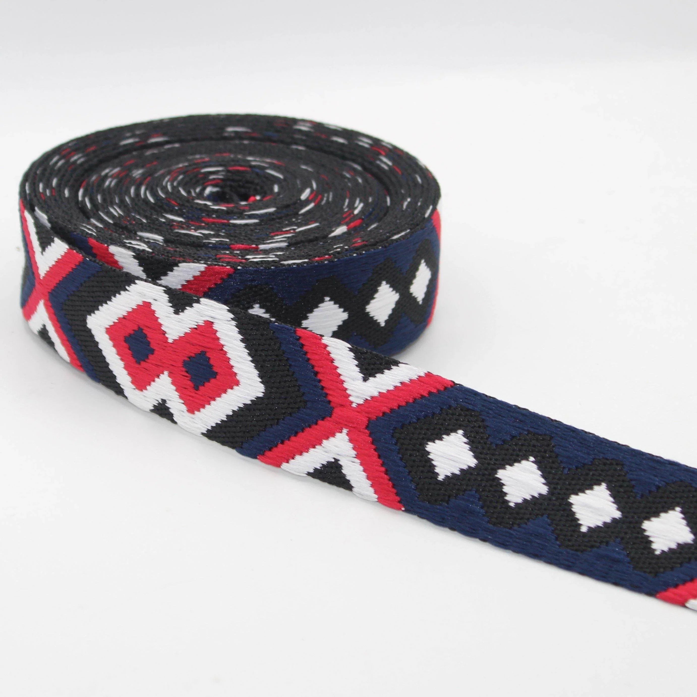 5 meters Thick Ethnic Webbing 38mm #RUB1974 - ACCESSOIRES LEDUC BV