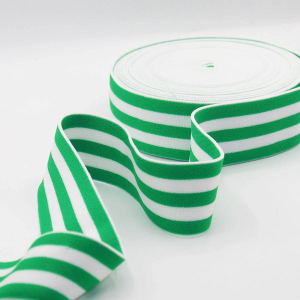 5 meters Striped Elastic 40mm #ELA1306 - ACCESSOIRES LEDUC BV