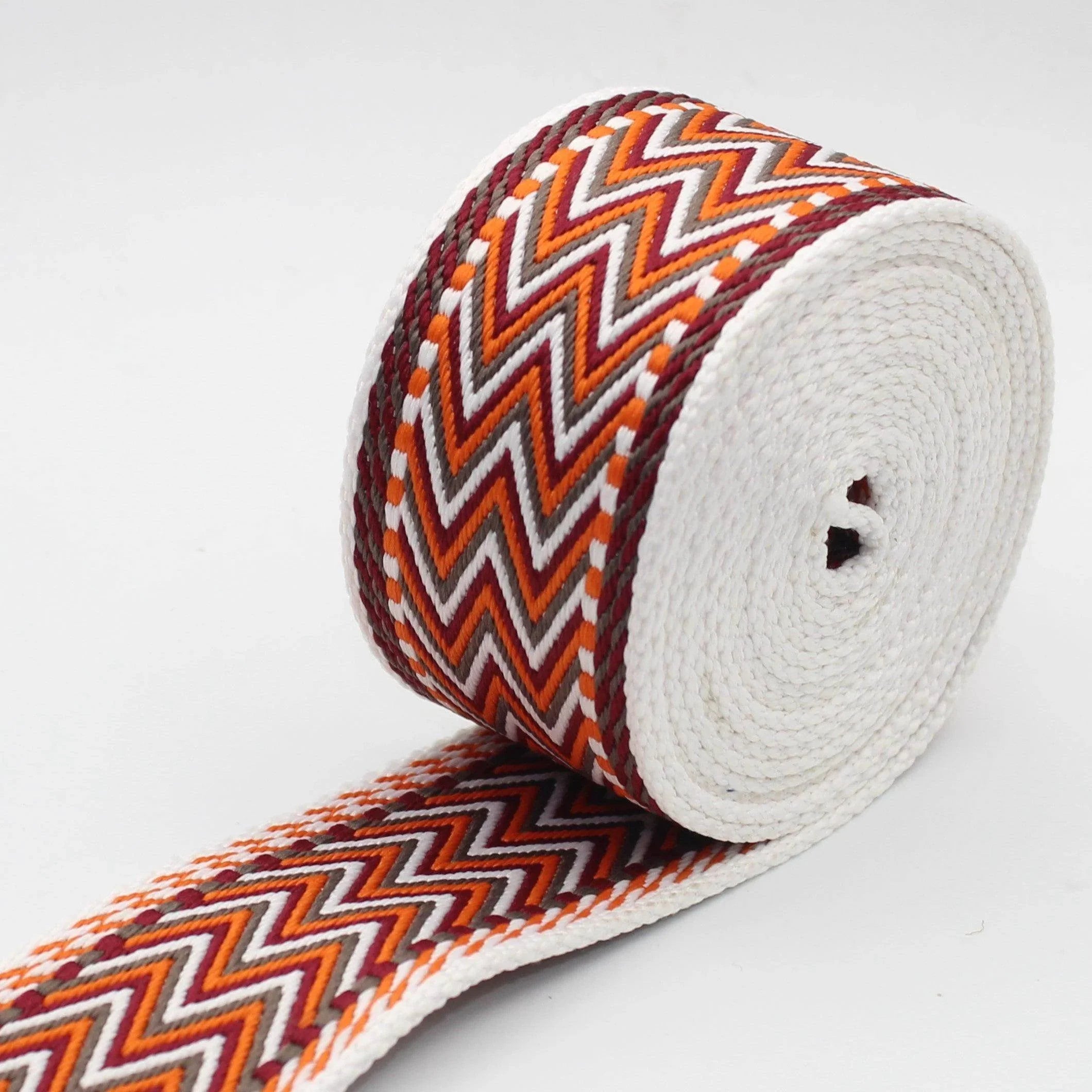 5 meters Webbing with W Shape 50mm #RUB3516 - ACCESSOIRES LEDUC BV