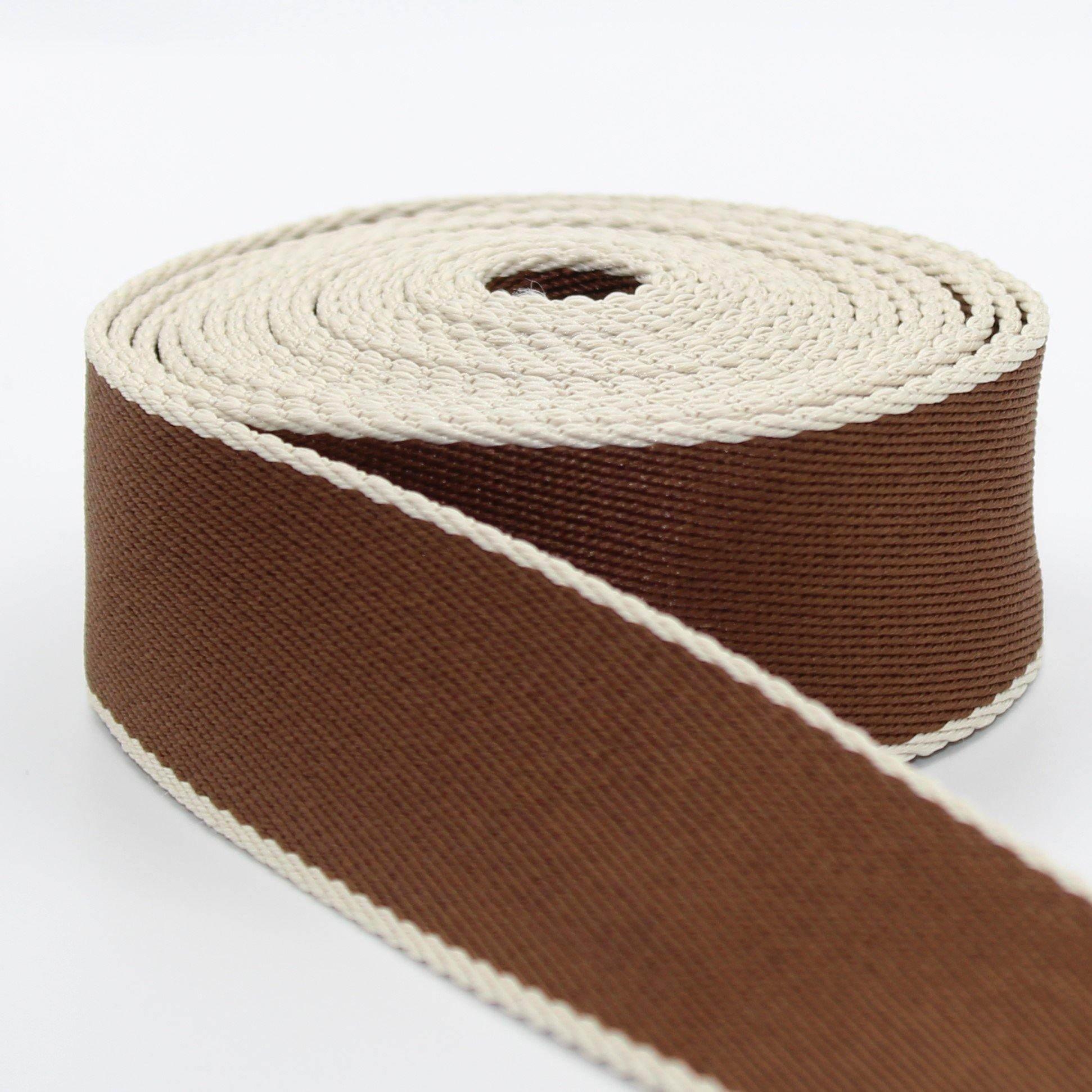 5 meters Bicolor Fine Webbing 38mm #RUB1935 - ACCESSOIRES LEDUC BV