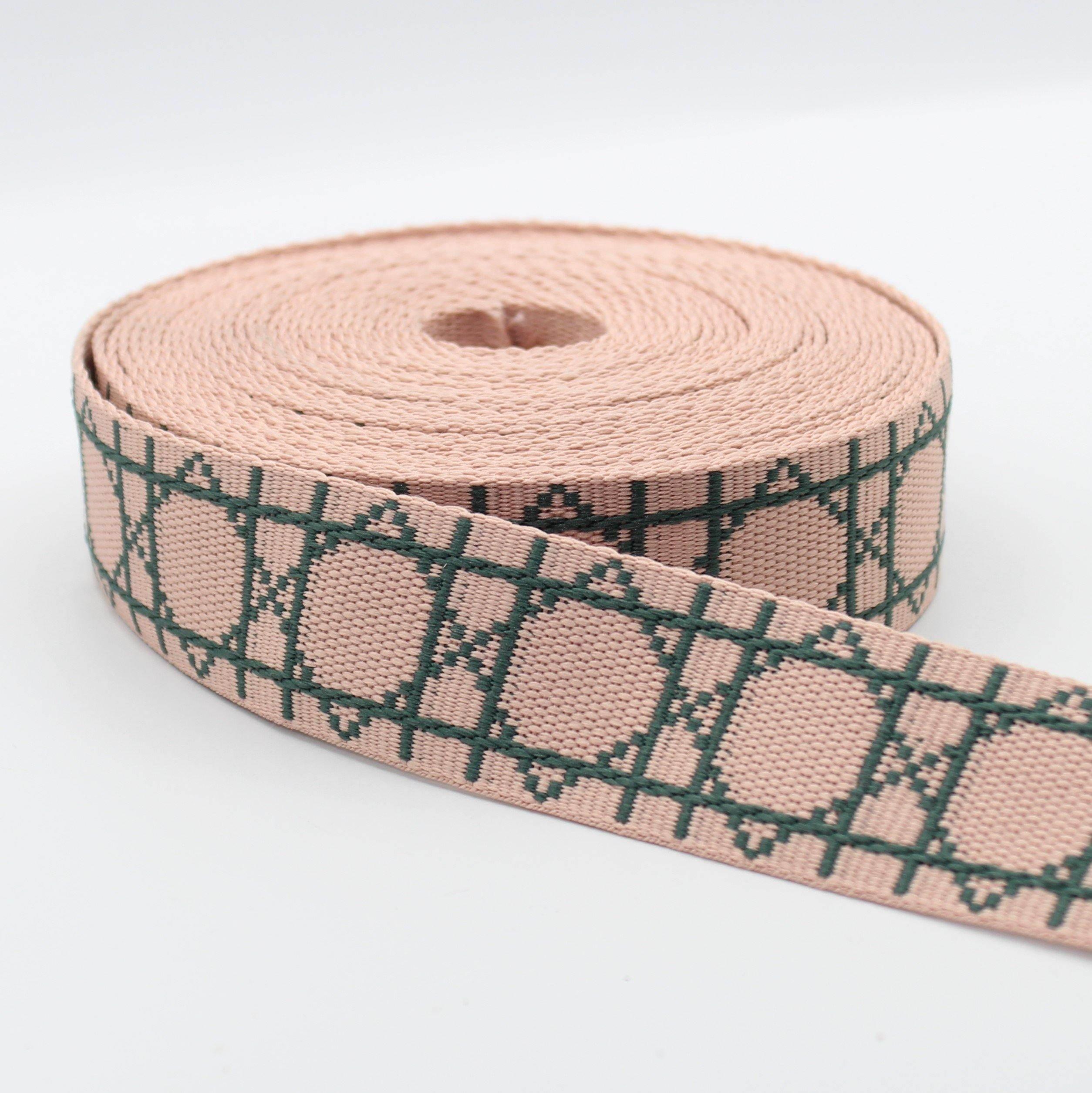 5 Meters 38mm Octagone Webbing #RUB1947 - ACCESSOIRES LEDUC BV