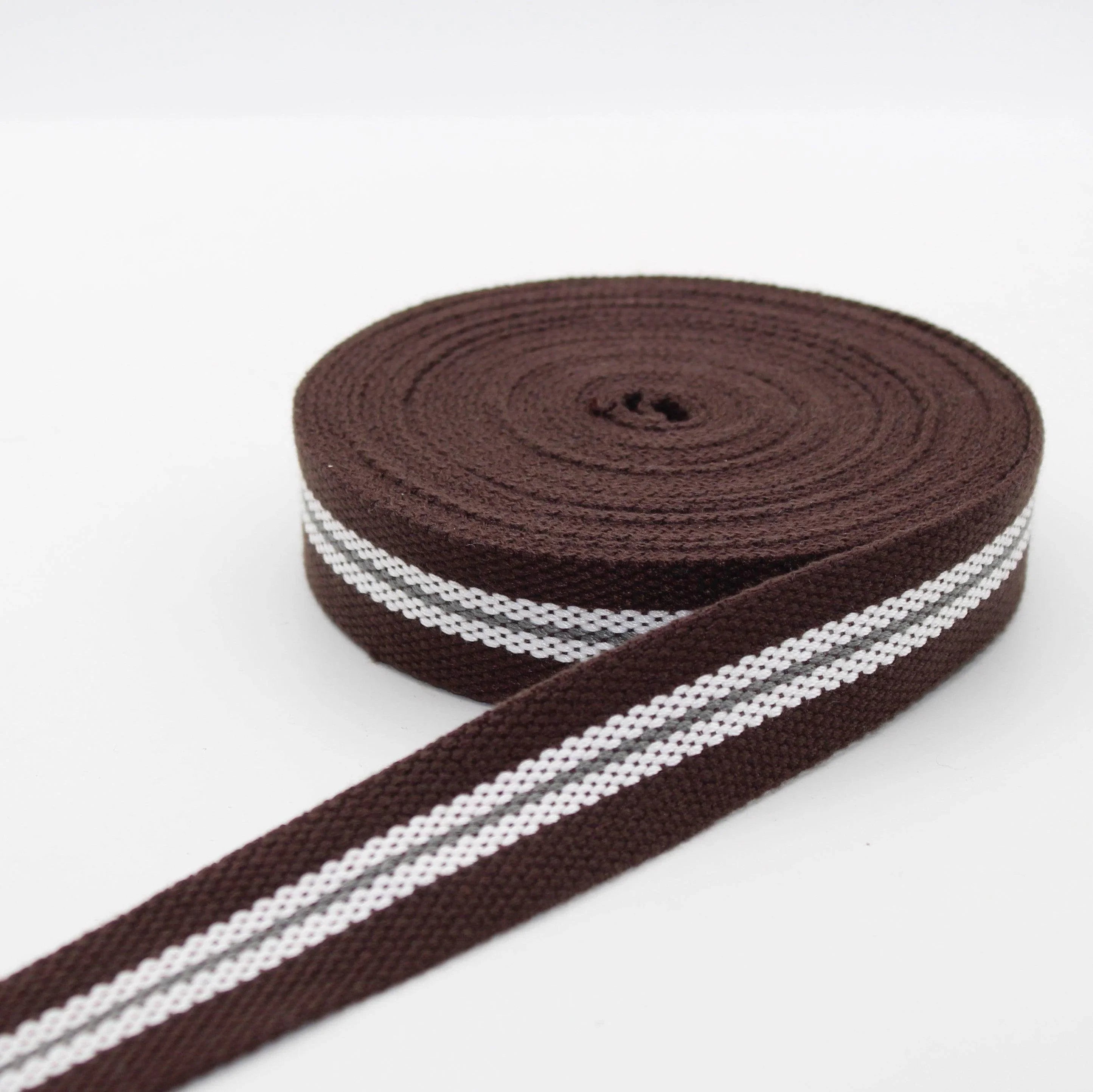 5 meters 30mm Old Style Striped Webbing #RUB1992 - ACCESSOIRES LEDUC BV