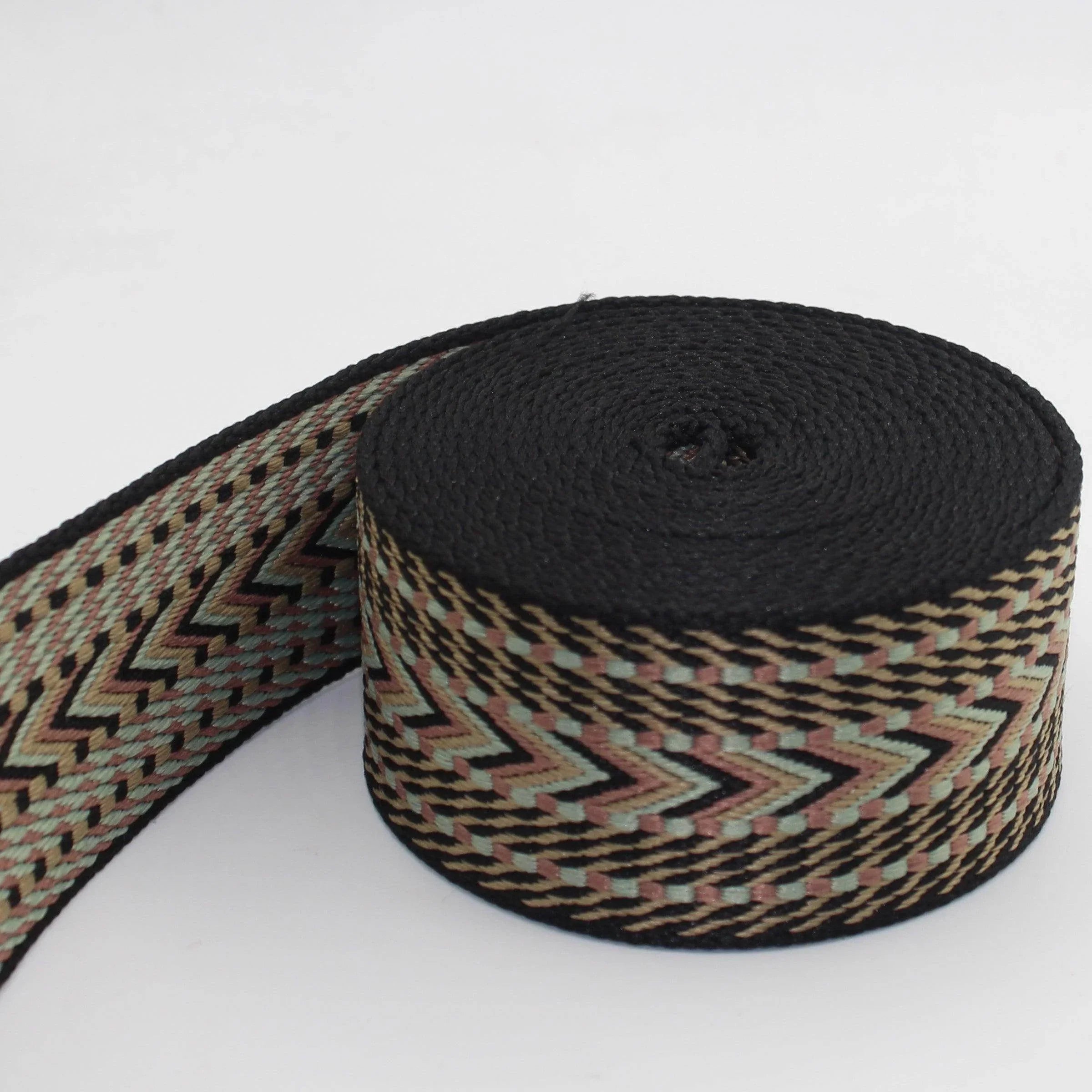 5 meters Colored Webbing with Arrows 50mm #RUB3517 - ACCESSOIRES LEDUC BV