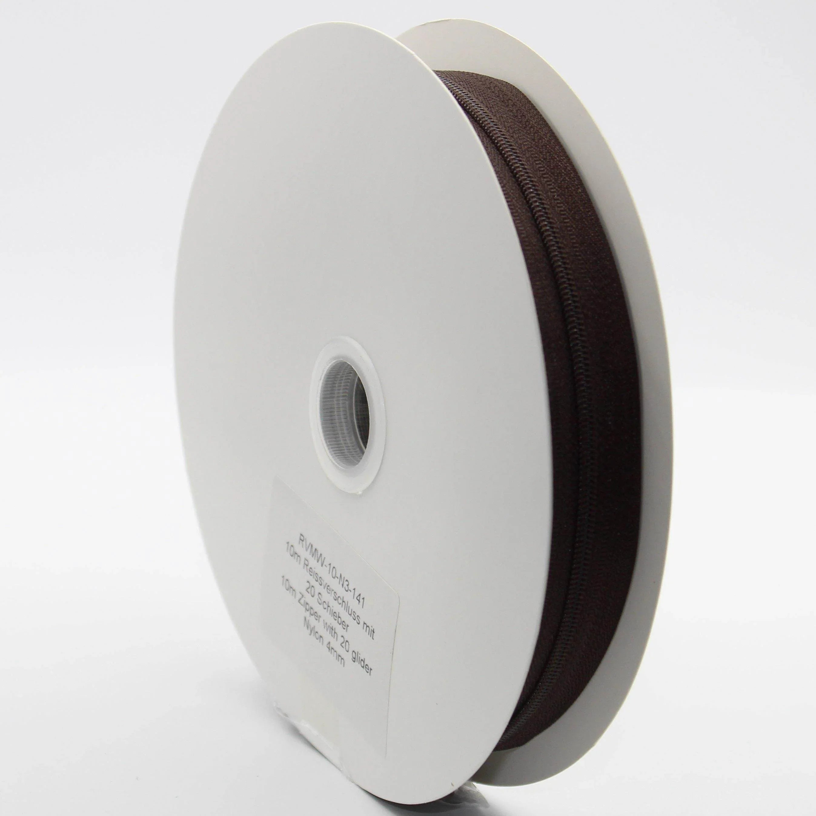 10 METERS Zipper with 20 Gliders - Nylon 4mm - ACCESSOIRES LEDUC BV