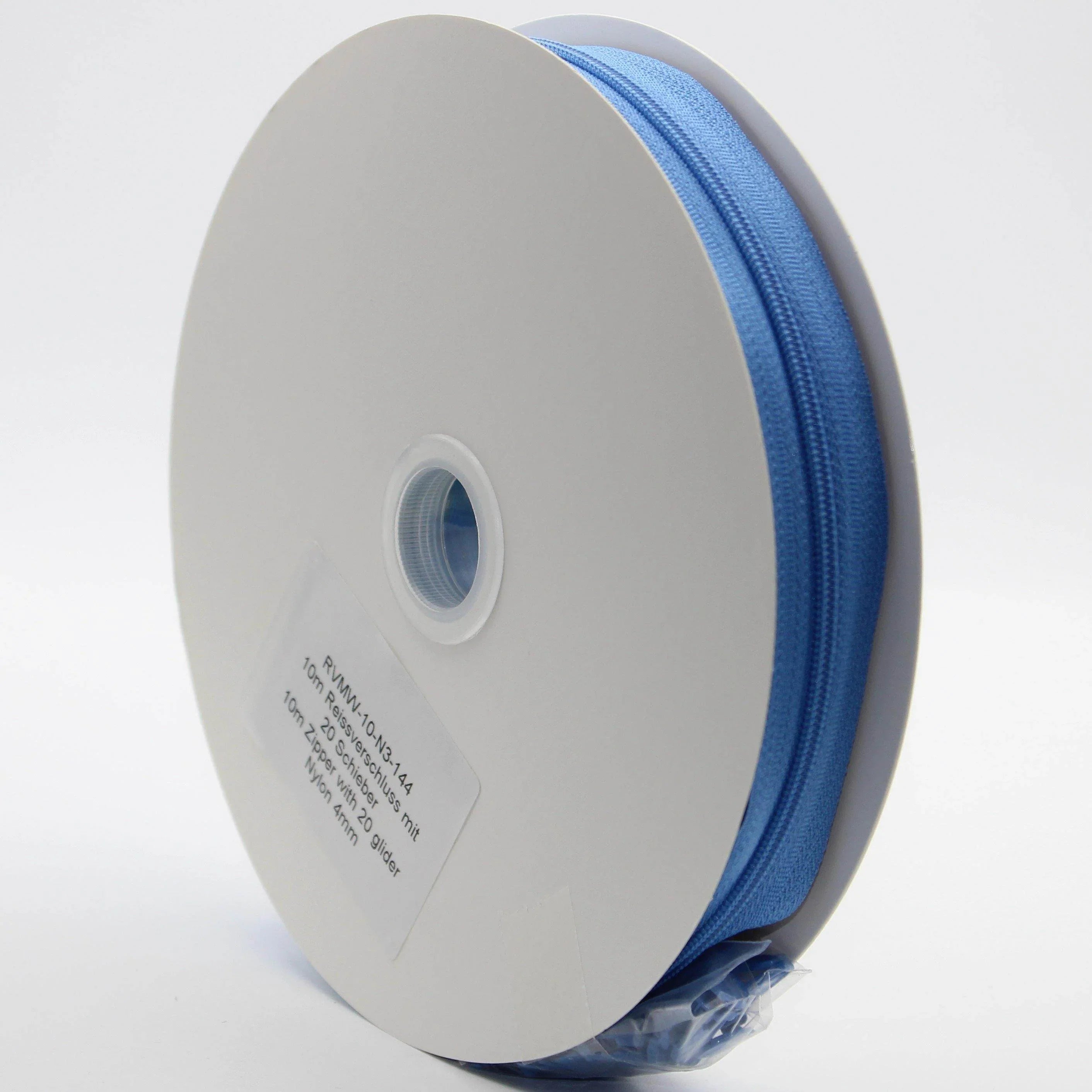 10 METERS Zipper with 20 Gliders - Nylon 4mm - ACCESSOIRES LEDUC BV