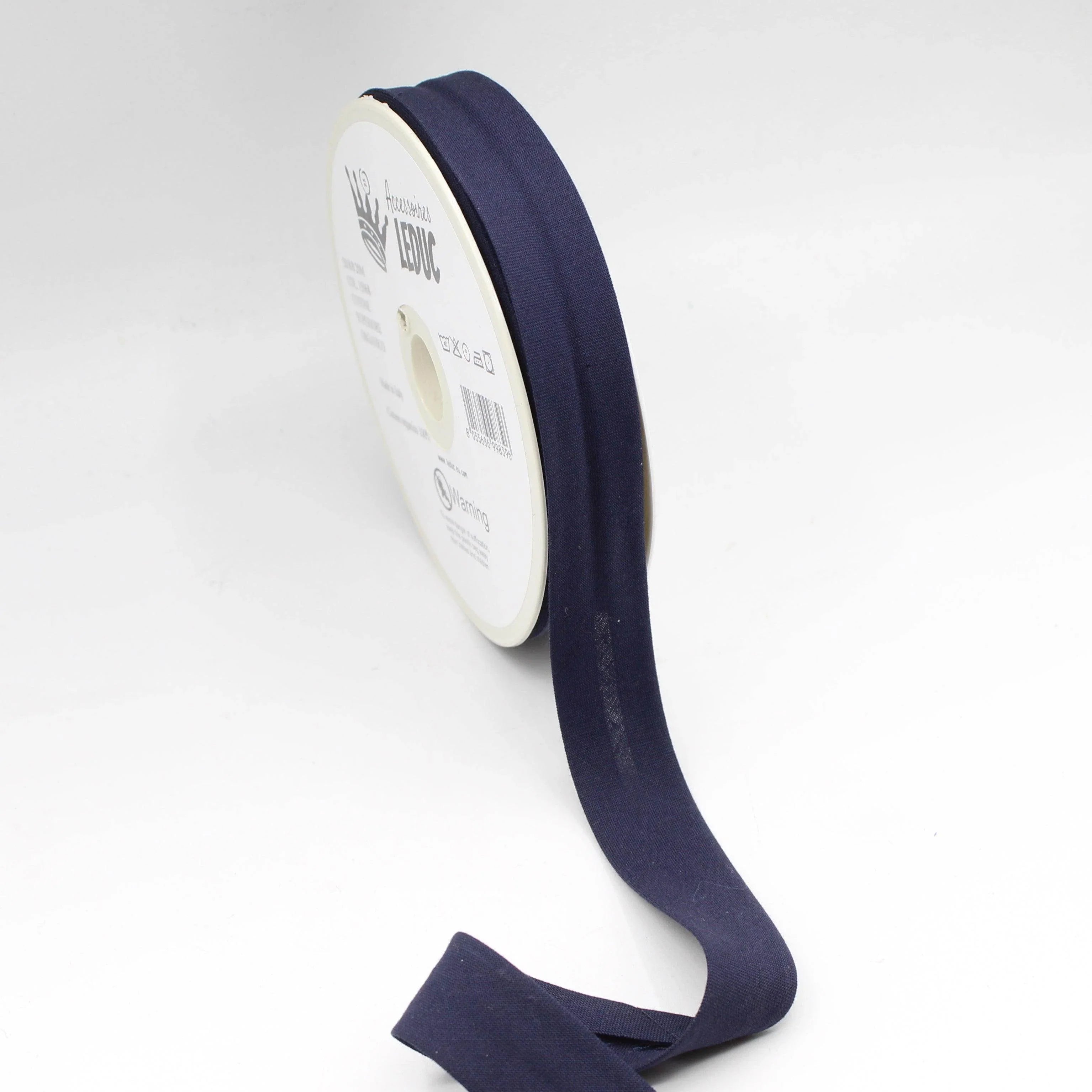 20mt 100% Organic Cotton Bias Binding 20mm (+8+8) - Bio - ACCESSOIRES LEDUC BV