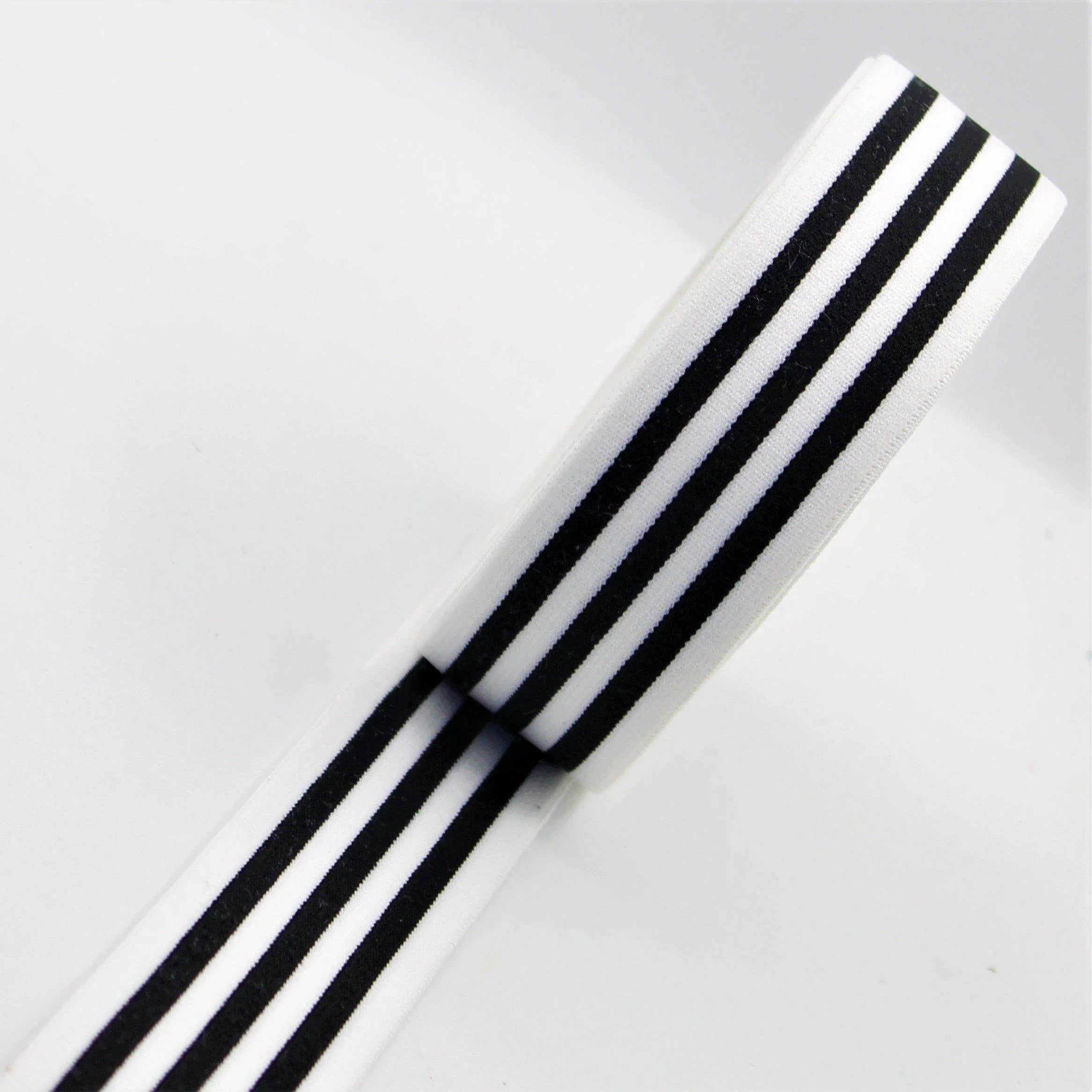 5 meters Striped Elastic 40mm #ELA1307 - ACCESSOIRES LEDUC BV