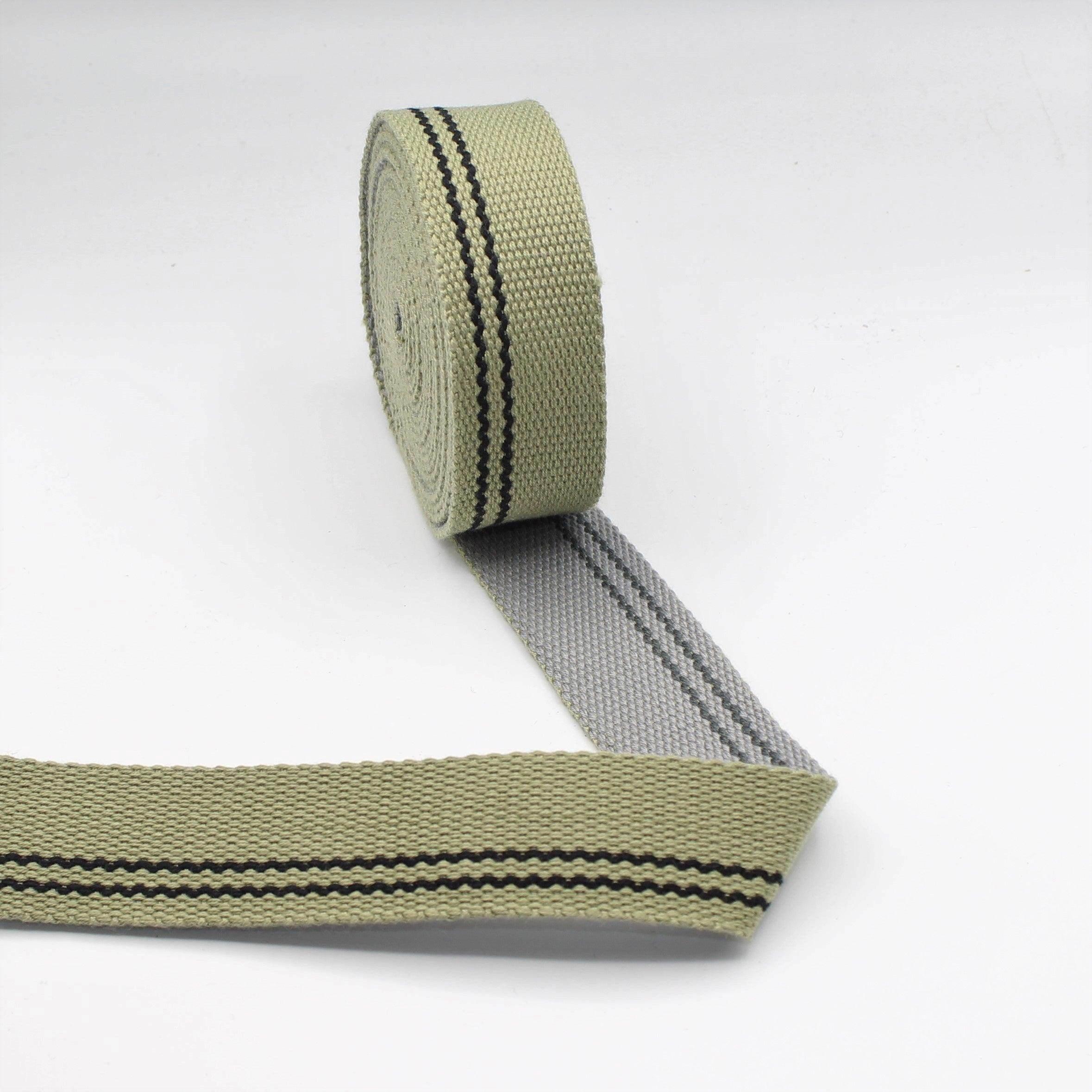5 meters Bicolor 2 Wave 30mm Webbing #RUB1977 - ACCESSOIRES LEDUC BV