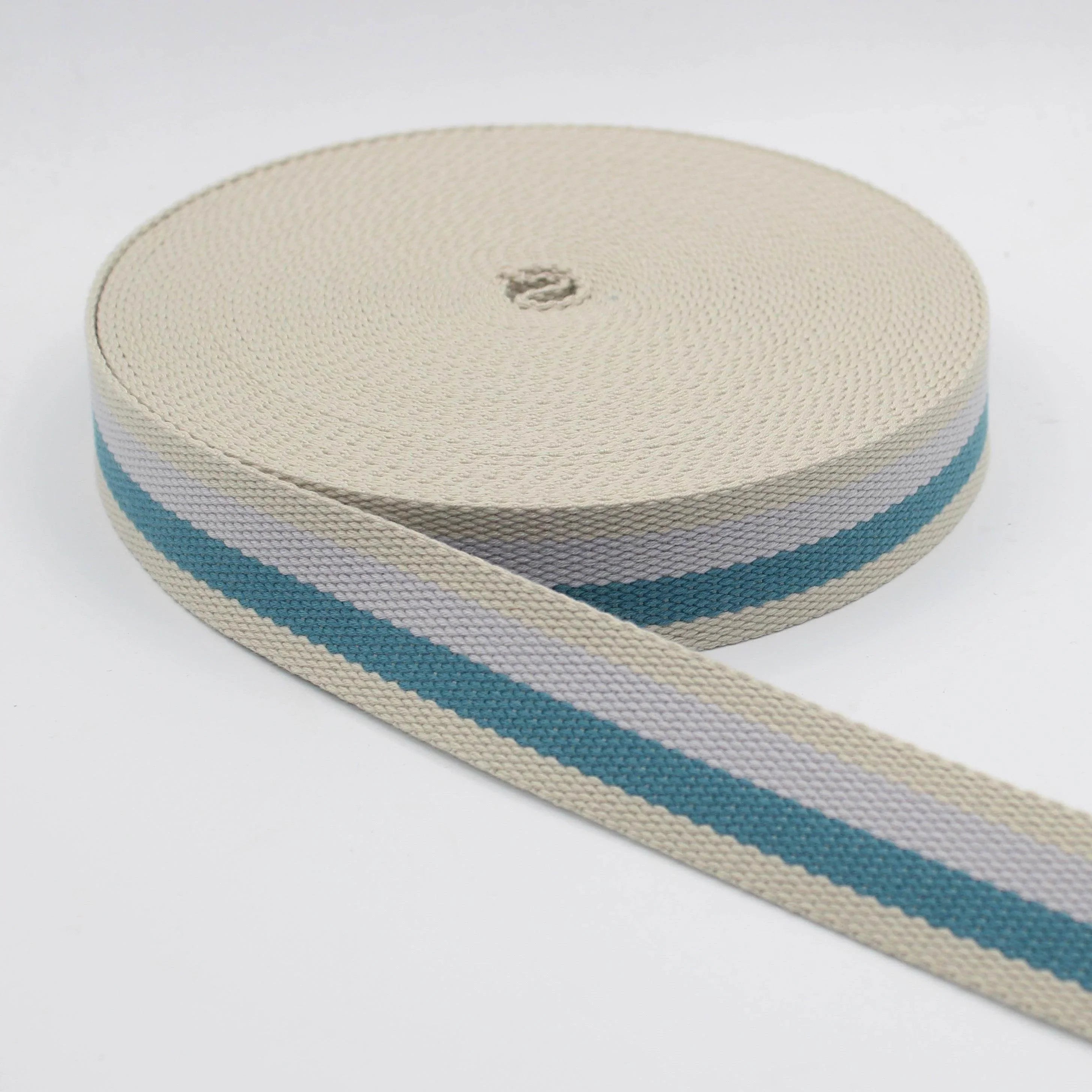 5 Meters of Fancy Striped Webbing 30mm #RUB3525 - ACCESSOIRES LEDUC BV