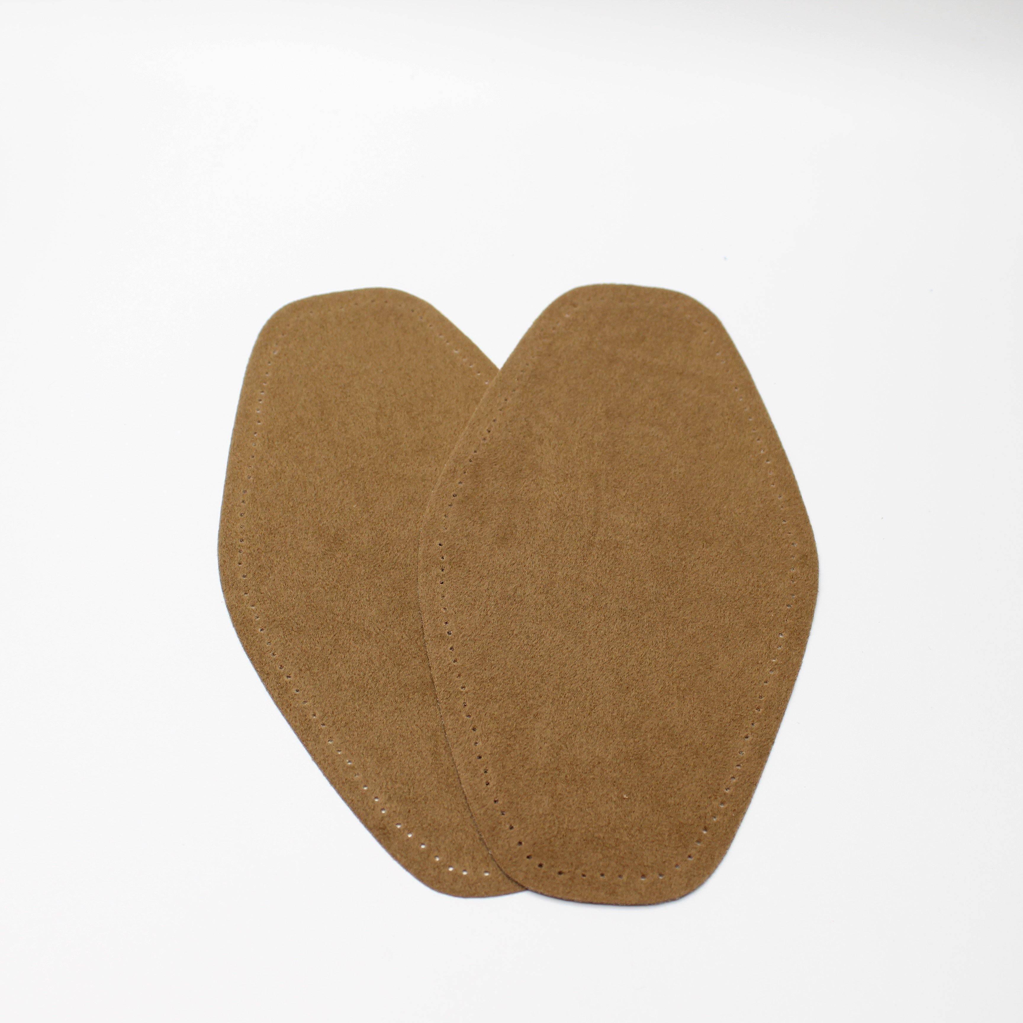 1 Pair Suede Elbow Patches - Iron-on - 190mm x 100mm - ACCESSOIRES LEDUC BV