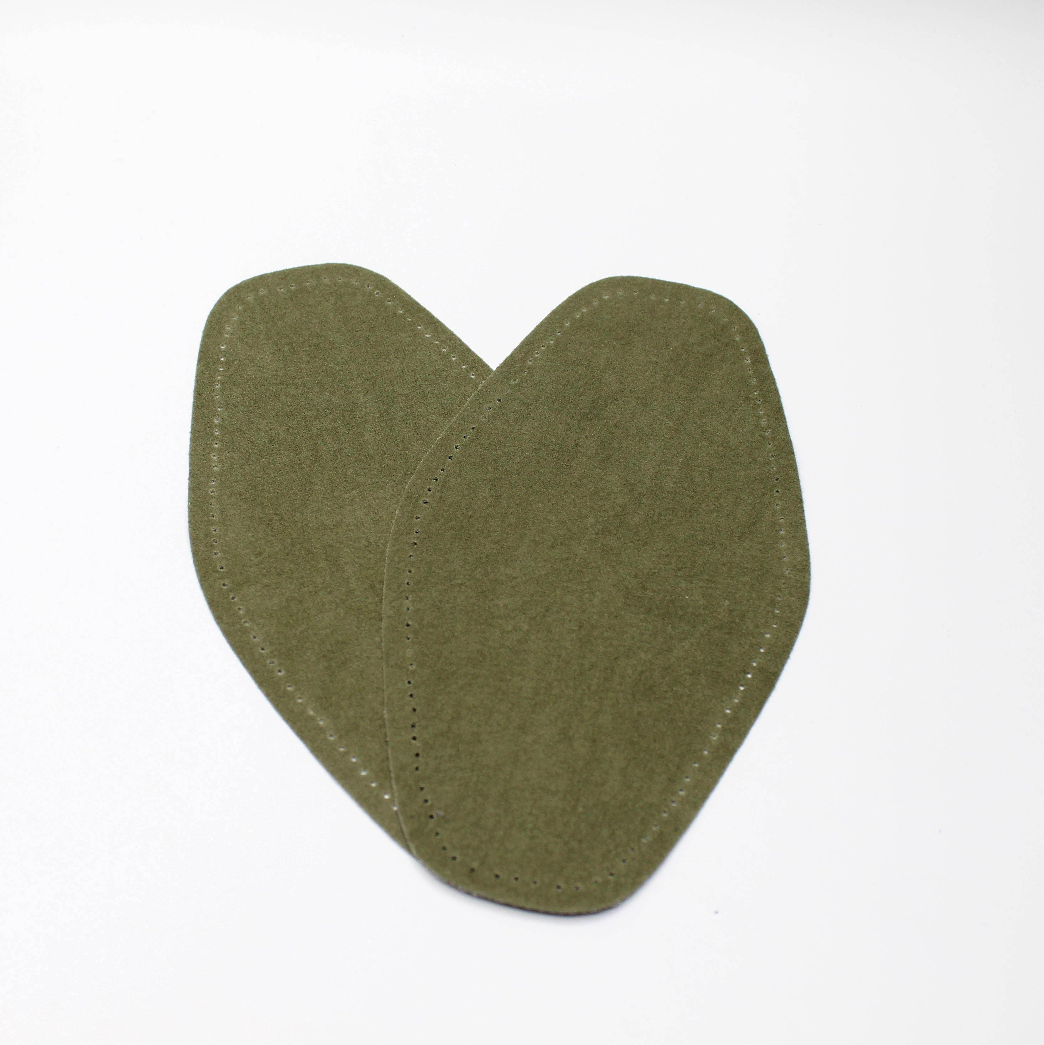 1 Pair Suede Elbow Patches - Iron-on - 190mm x 100mm - ACCESSOIRES LEDUC BV