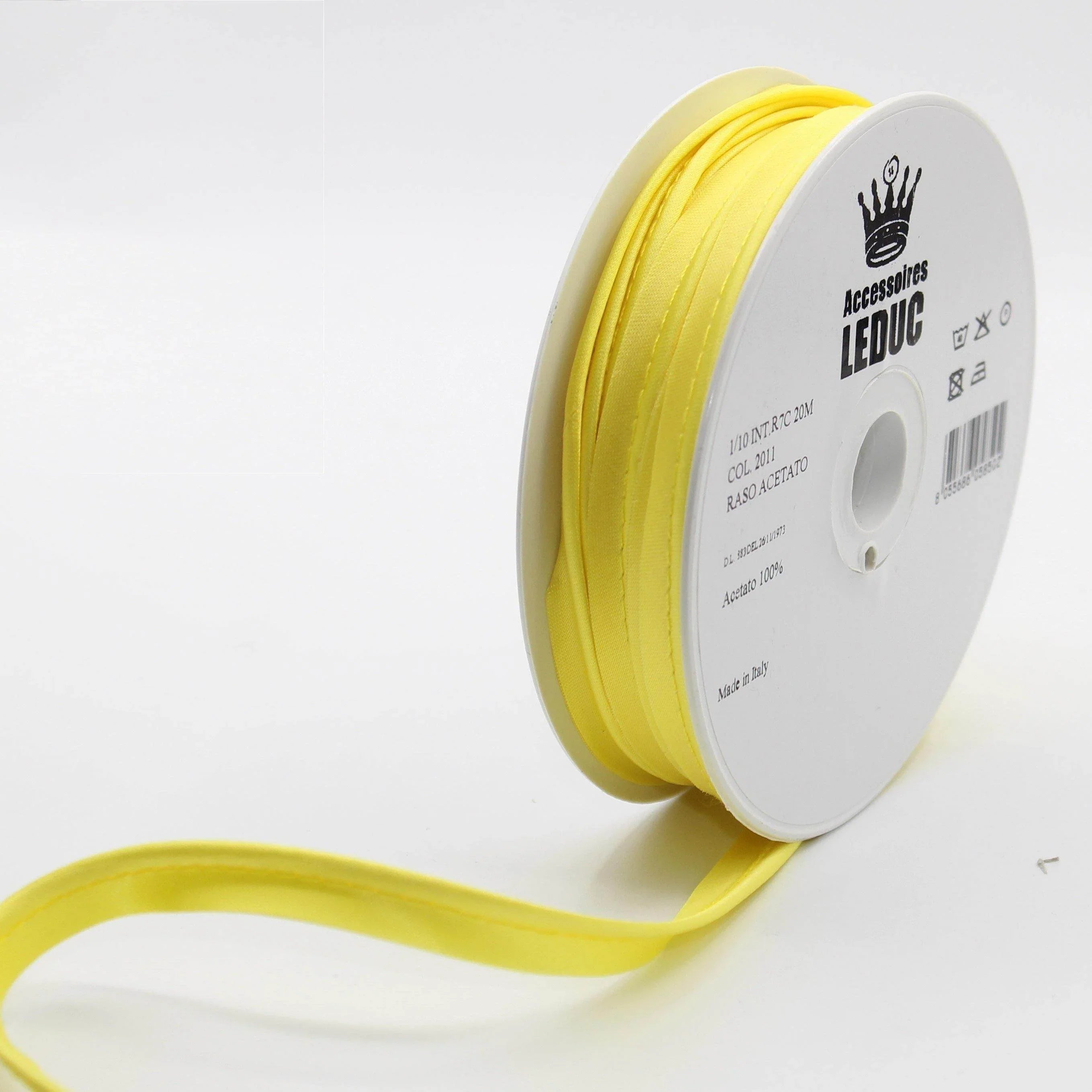 Satin PIPING / 10mm - 8/2 - ACCESSOIRES LEDUC BV