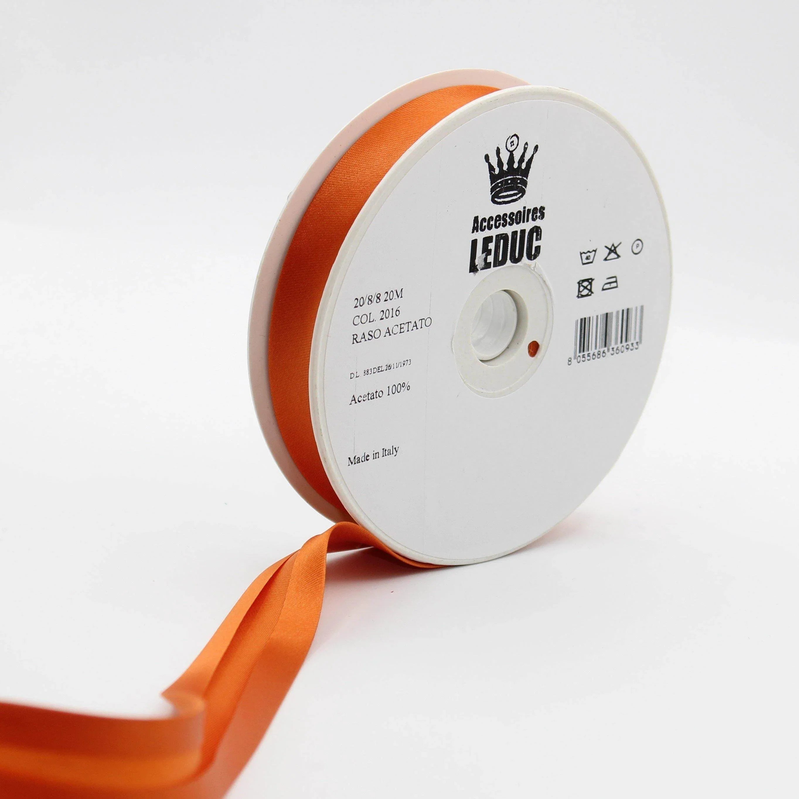 Satin BIAS BINDING / 20mm - 20/8/8 #SBI500-20-8-8-20 - ACCESSOIRES LEDUC BV